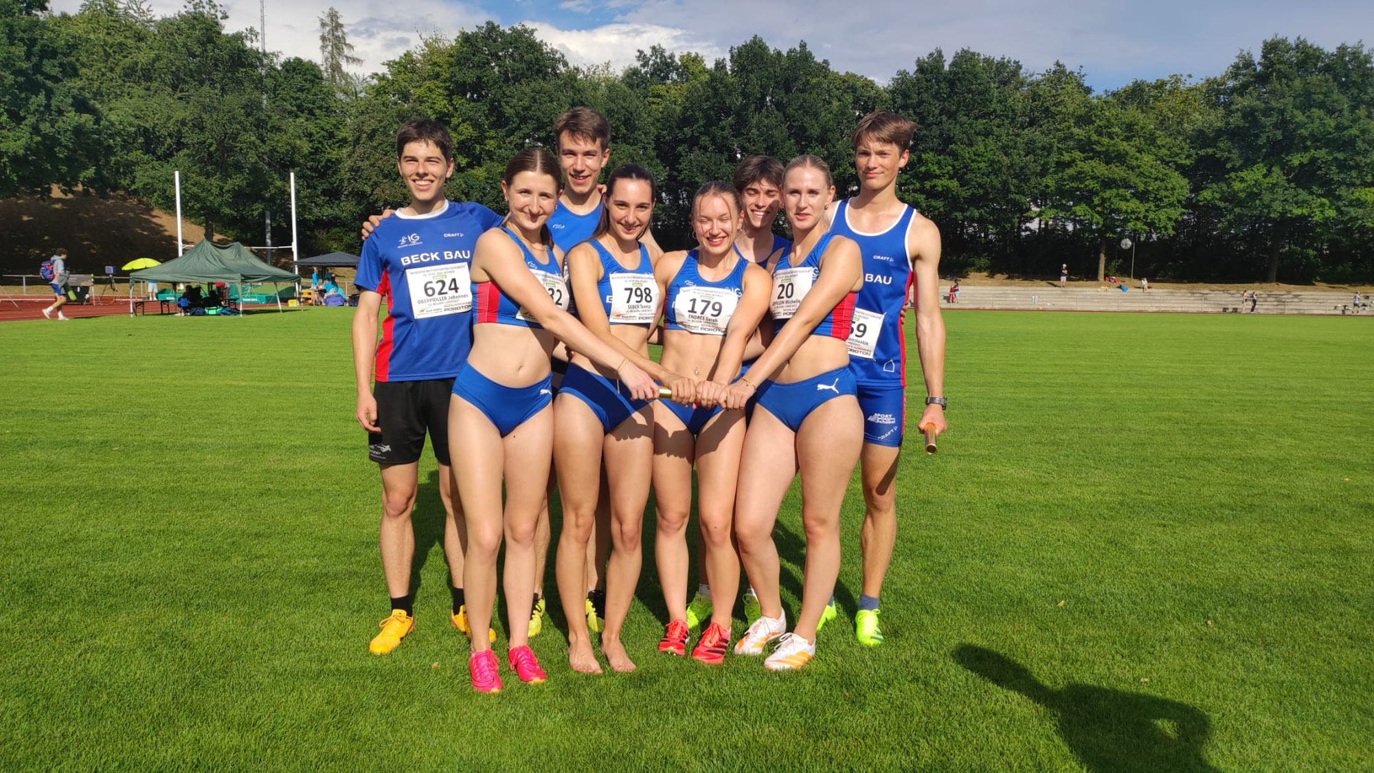 LG-Leichtathleten in Bestform bei den „Bayerischen“