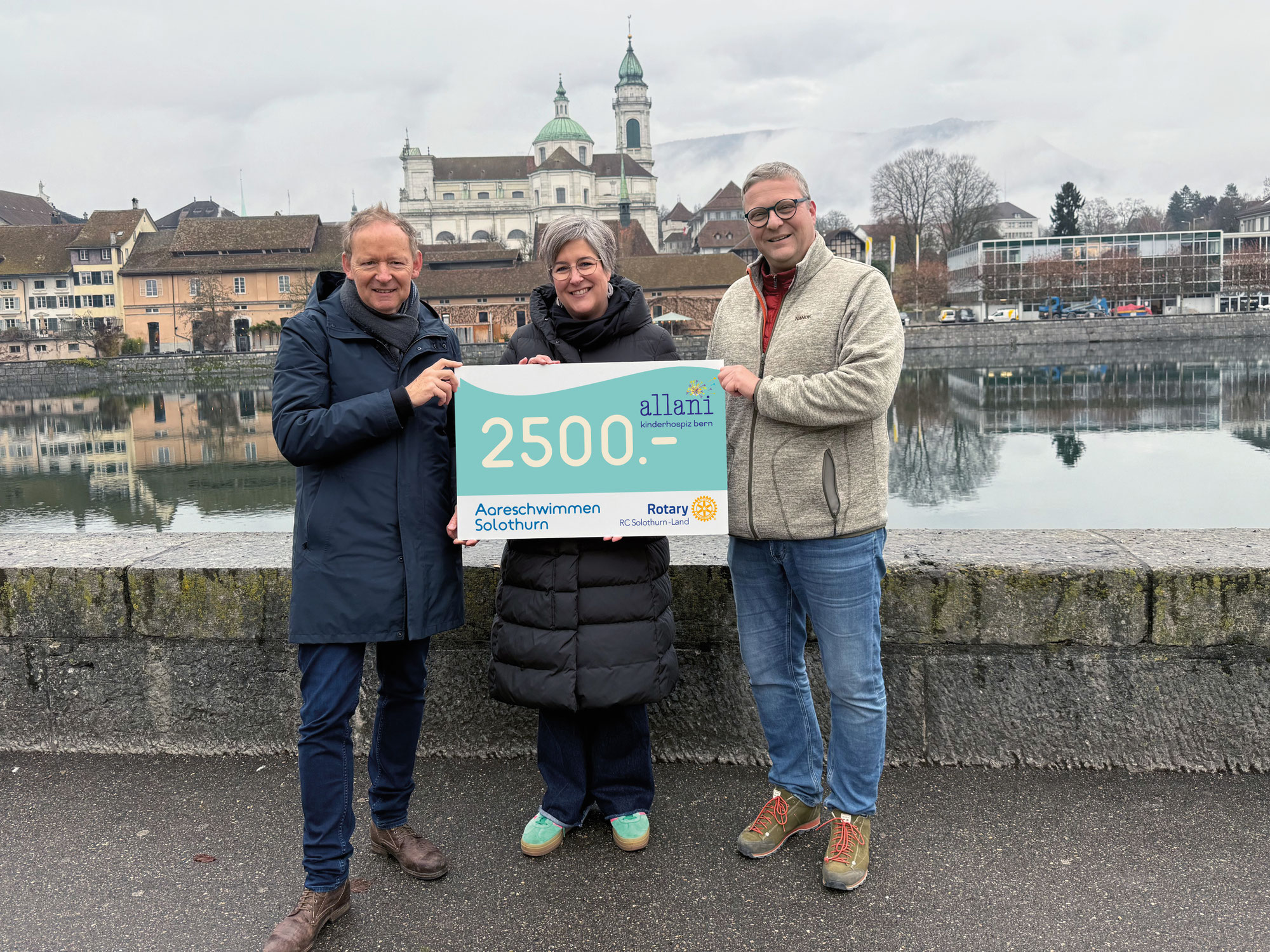 Verein Aareschwimmen und Rotary Solothurn-Land