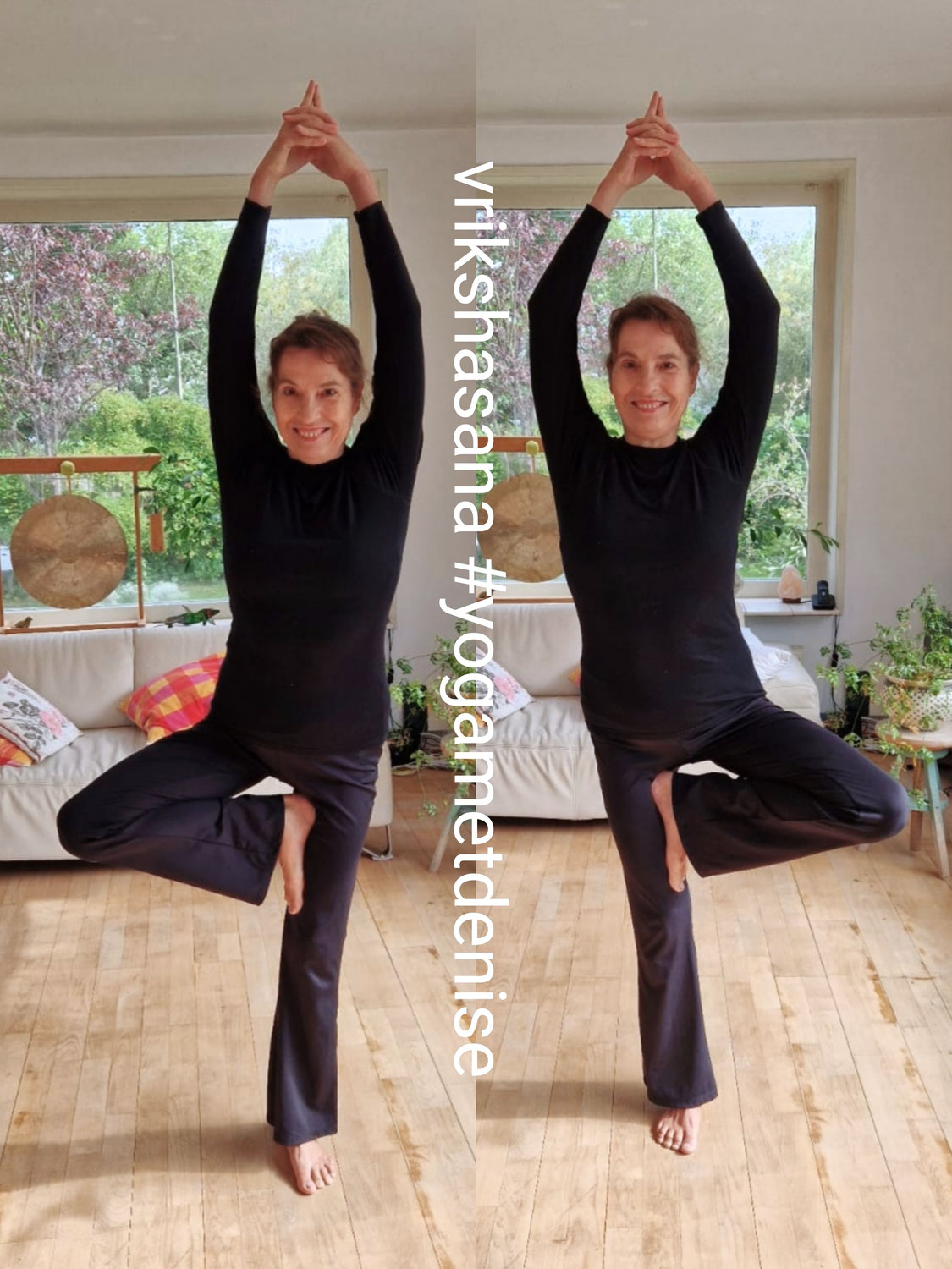 Asana Vrkshasana Boom Aandacht naar binnen leiden