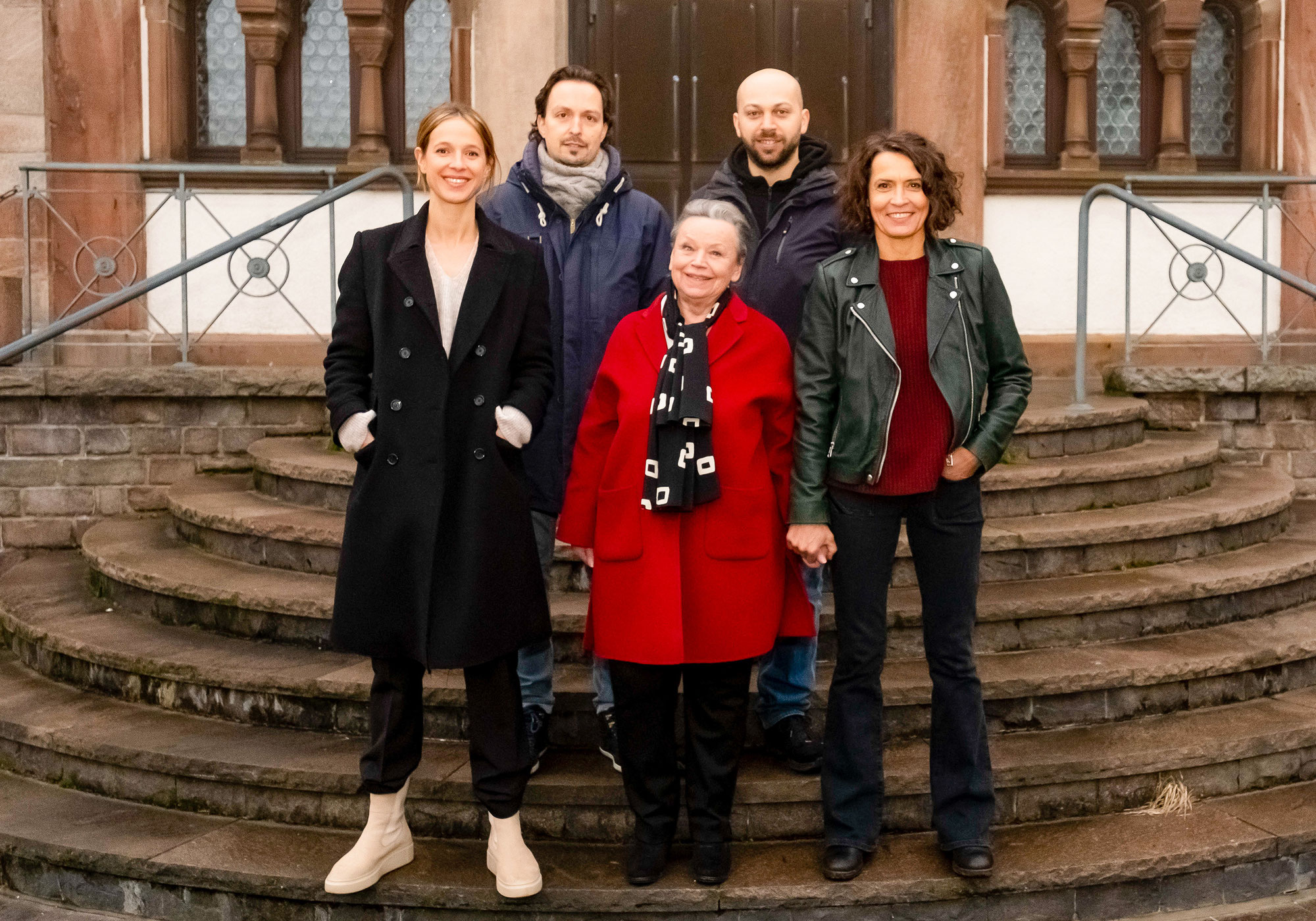 Dreharbeiten zum SWR "Tatort - Lenas Tante" (AT) mit Ulrike Folkerts und Lisa Bitter