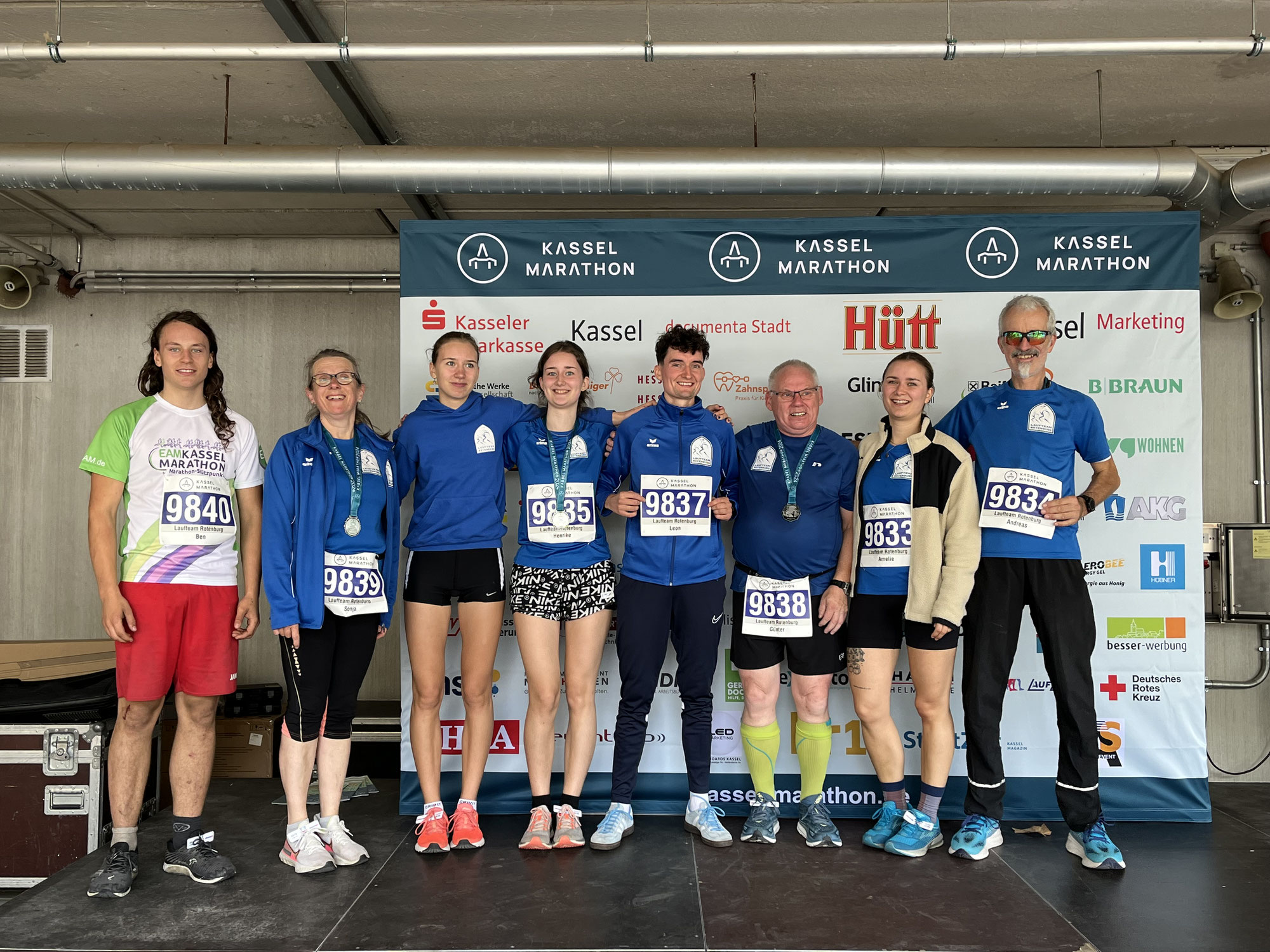 Ein erfolgreiches Wochenende feierte das Laufteam Rotenburg beim Kassel-Marathon