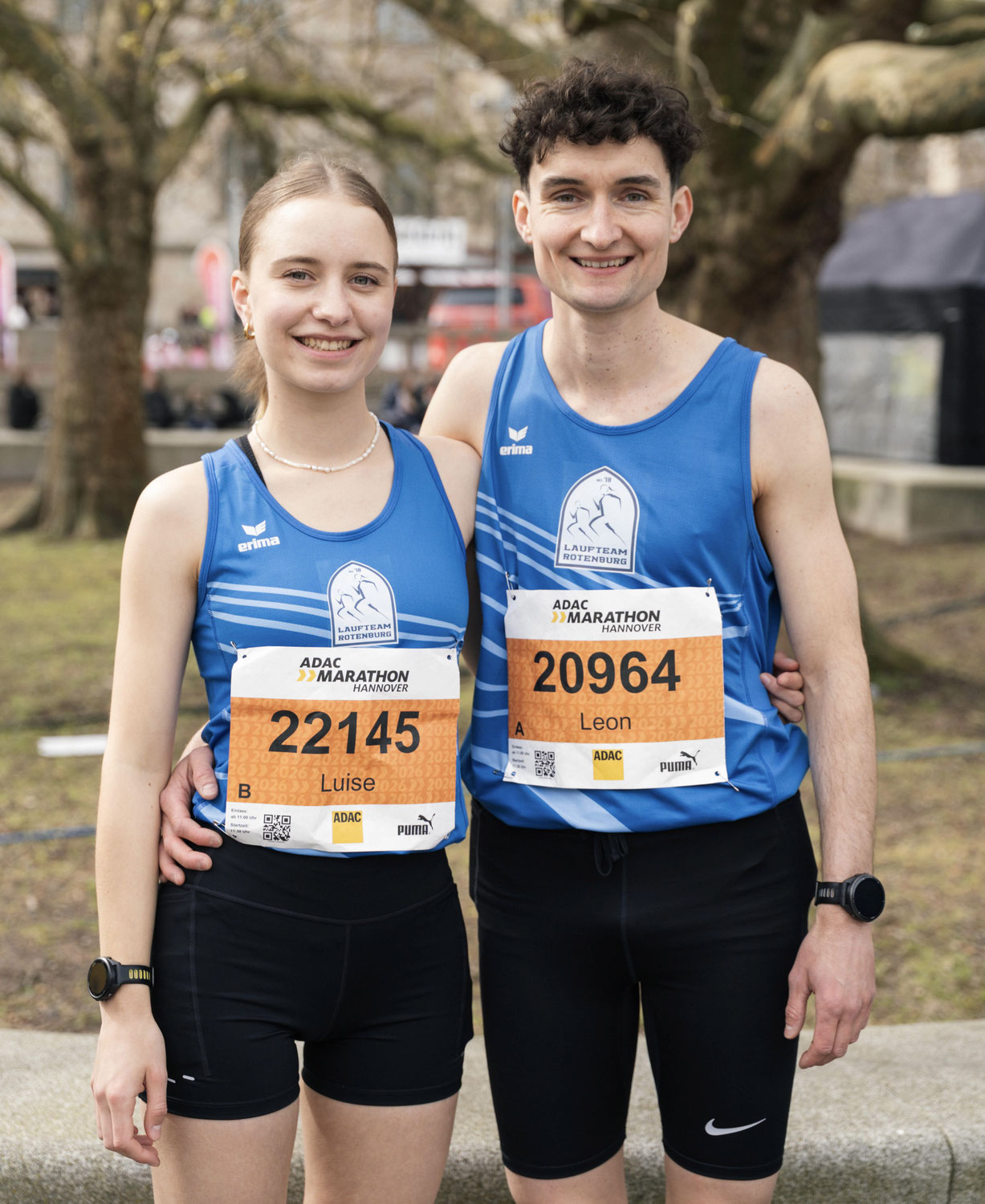 Bestzeiten beim Hannover-Halbmarathon für Leon Bettenhausen und Luise Altmann