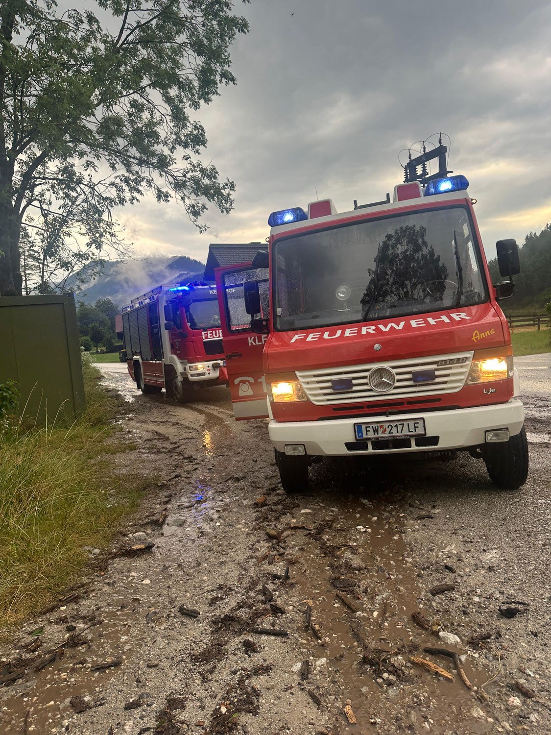 Starkes Unwetter: Mehrere Überflutungen in Kernhof