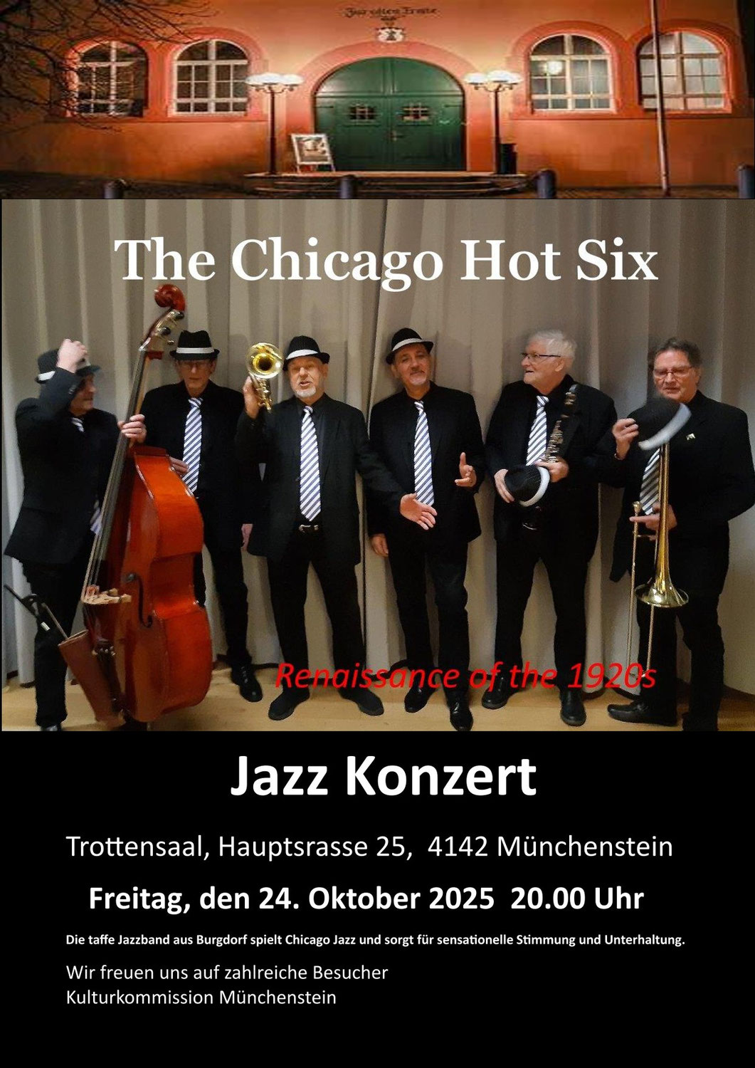 Letztes Konzert der Chicago Hot Six