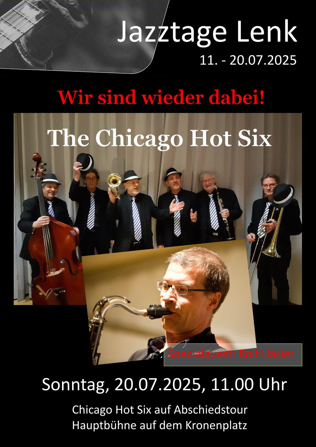 28 mal Jazztage Lenk - das Höchste der Gefühle