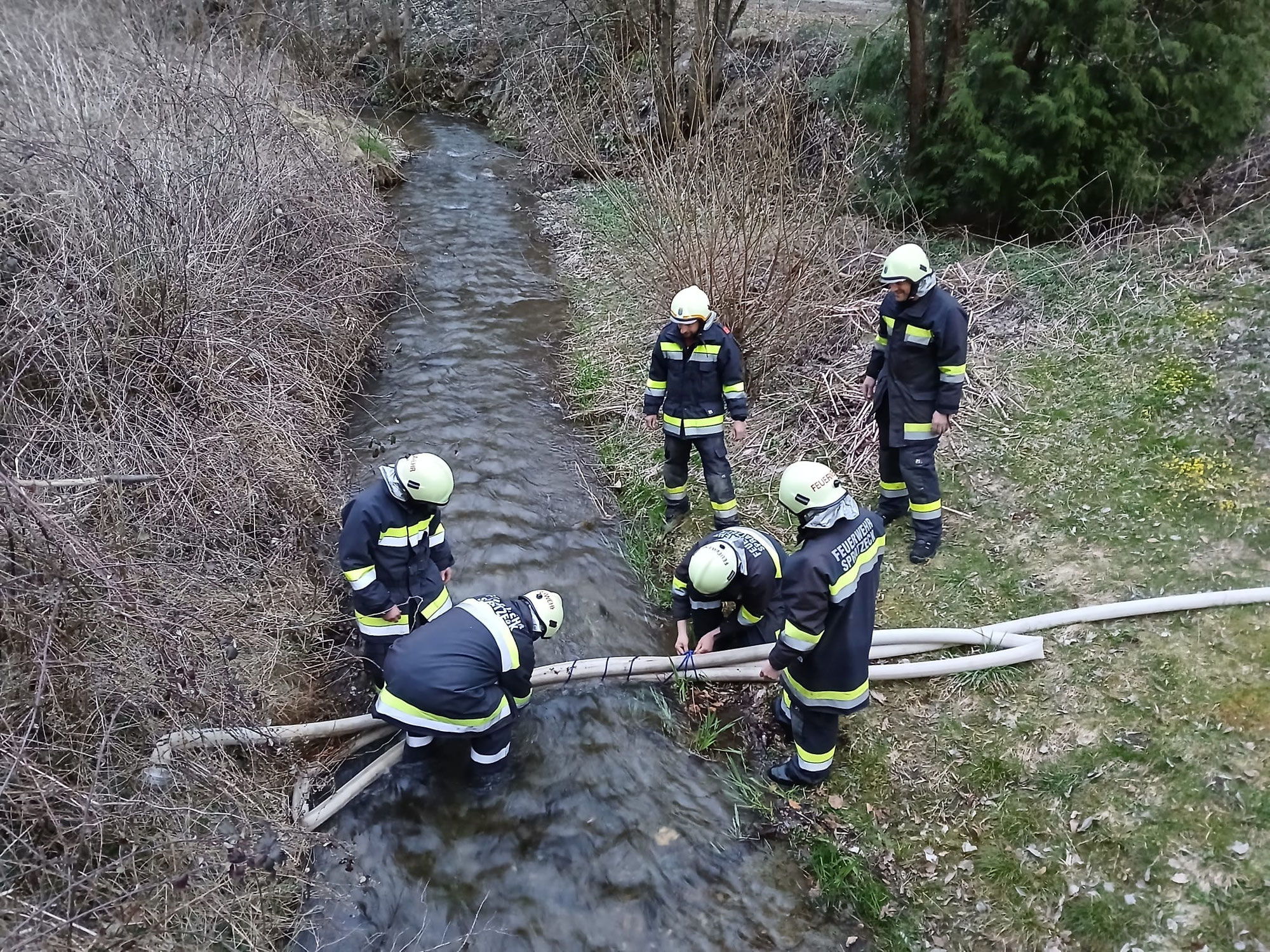 Übung im Spratzbach
