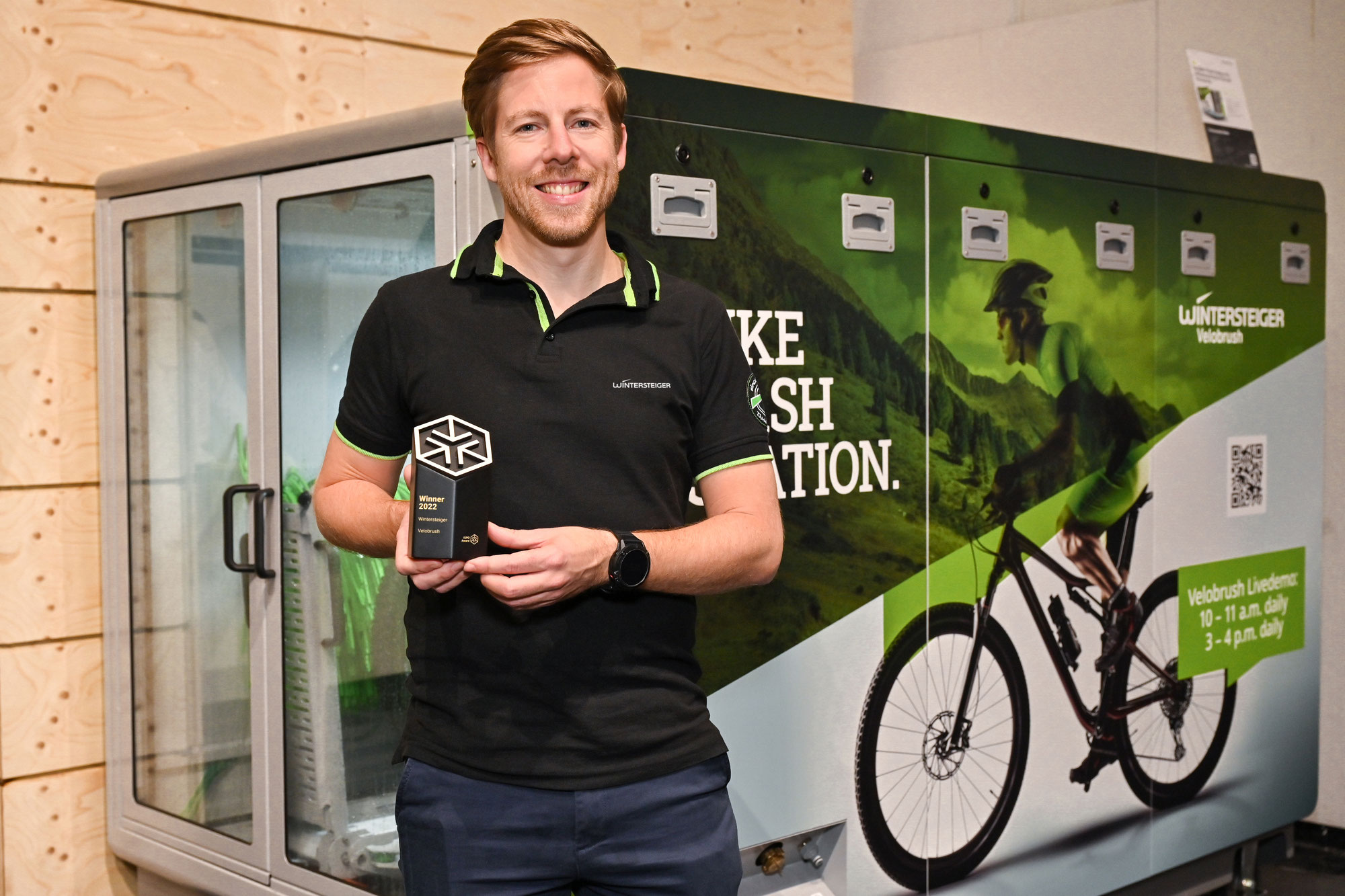 WINTERSTEIGER Velobrush gewinnt ISPO Award