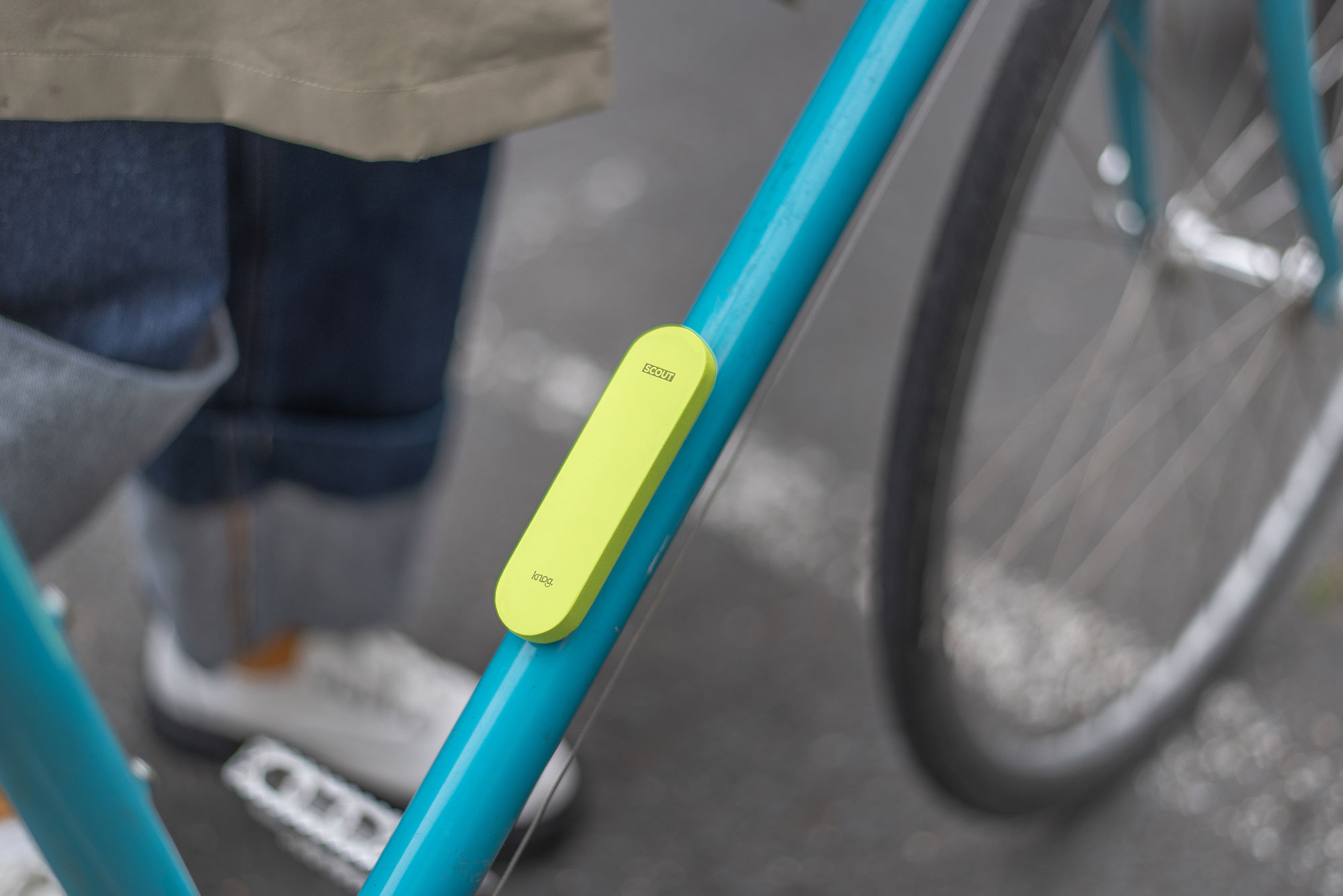 Bewegungssensitiver Fahrradalarm von Knog