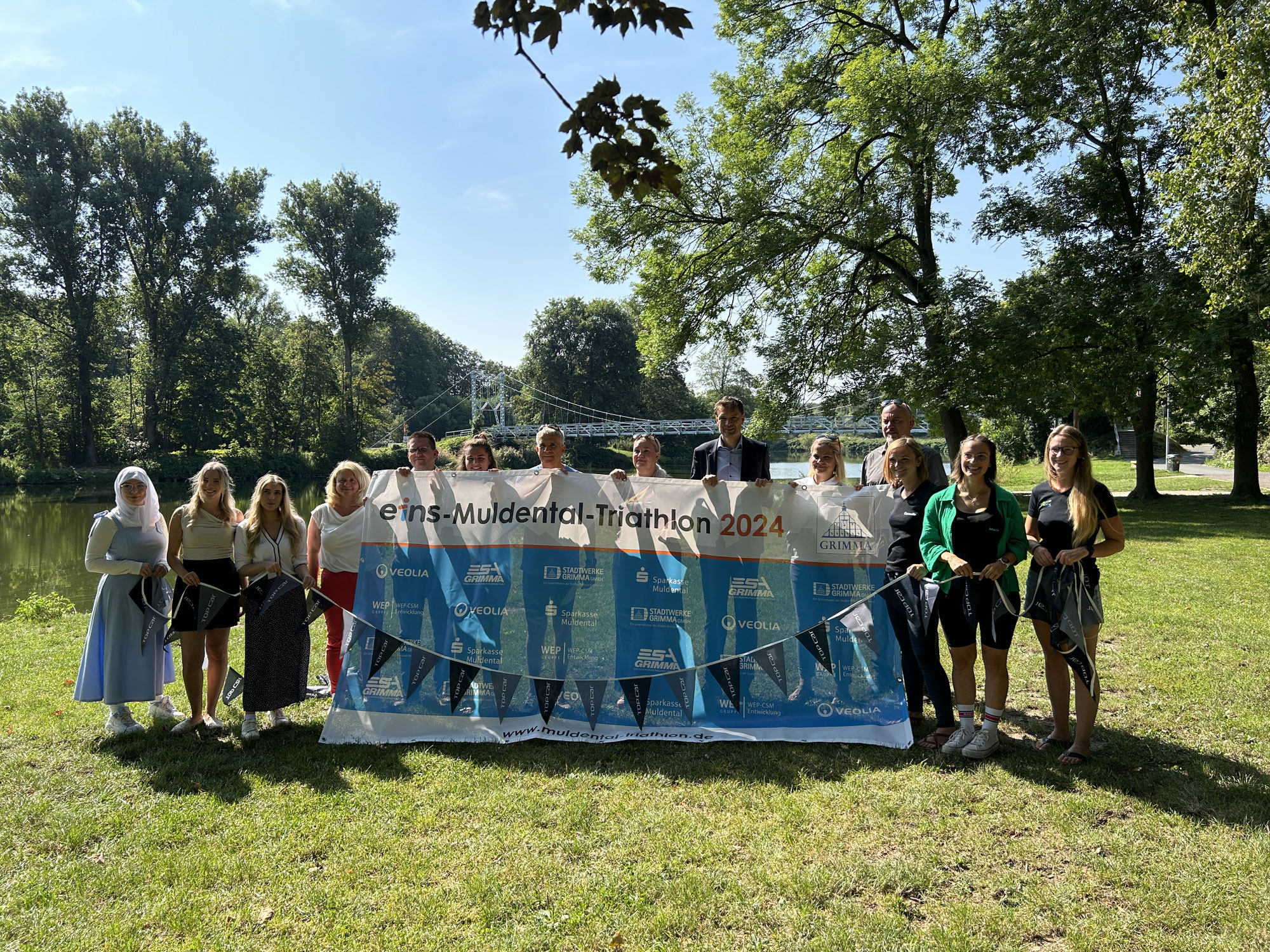 eins-Muldental-Triathlon am 18.08.2024