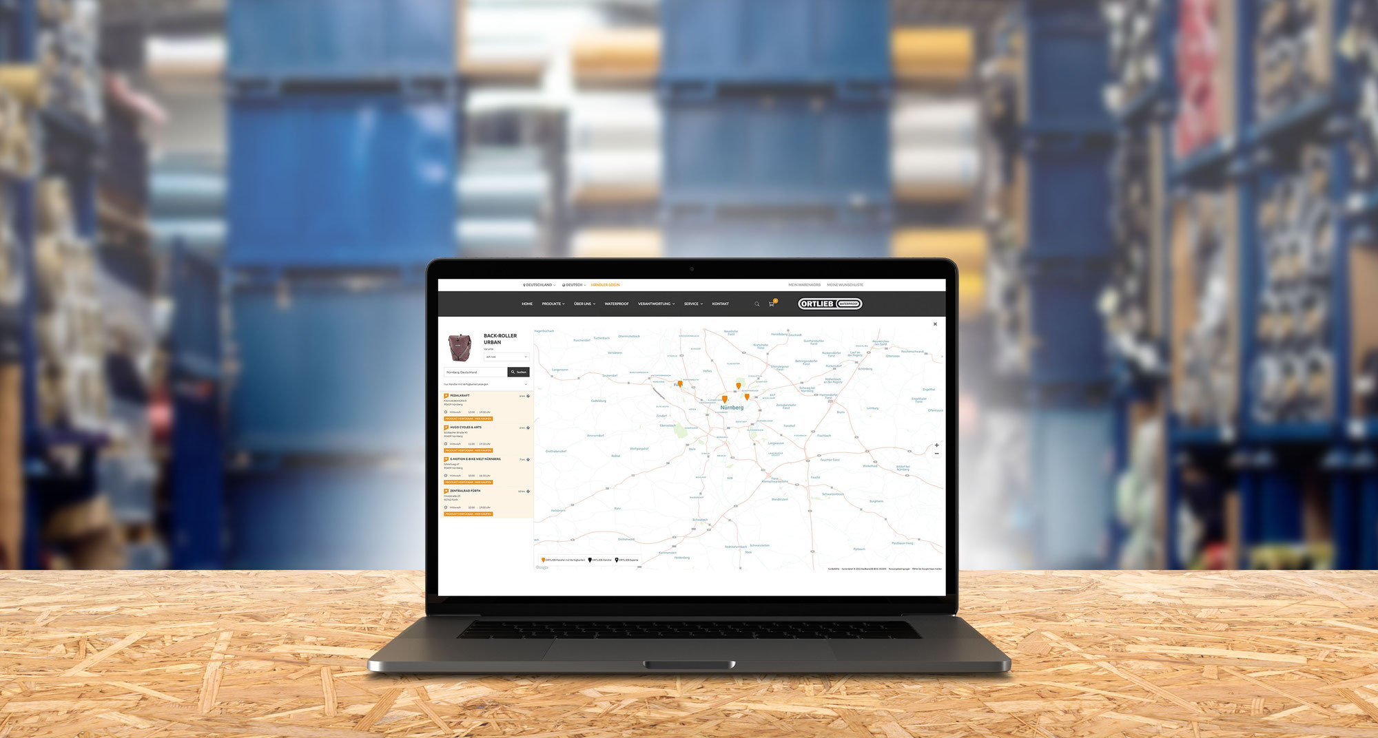 ORTLIEB baut digitale Händlerunterstützung aus