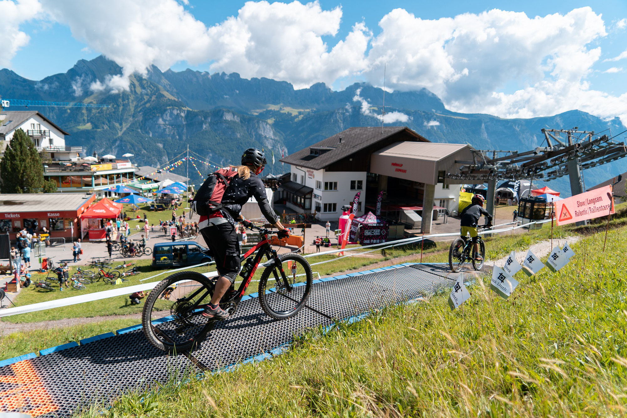 Täglicher Abfahrtsspaß auf den vier BikerTrails