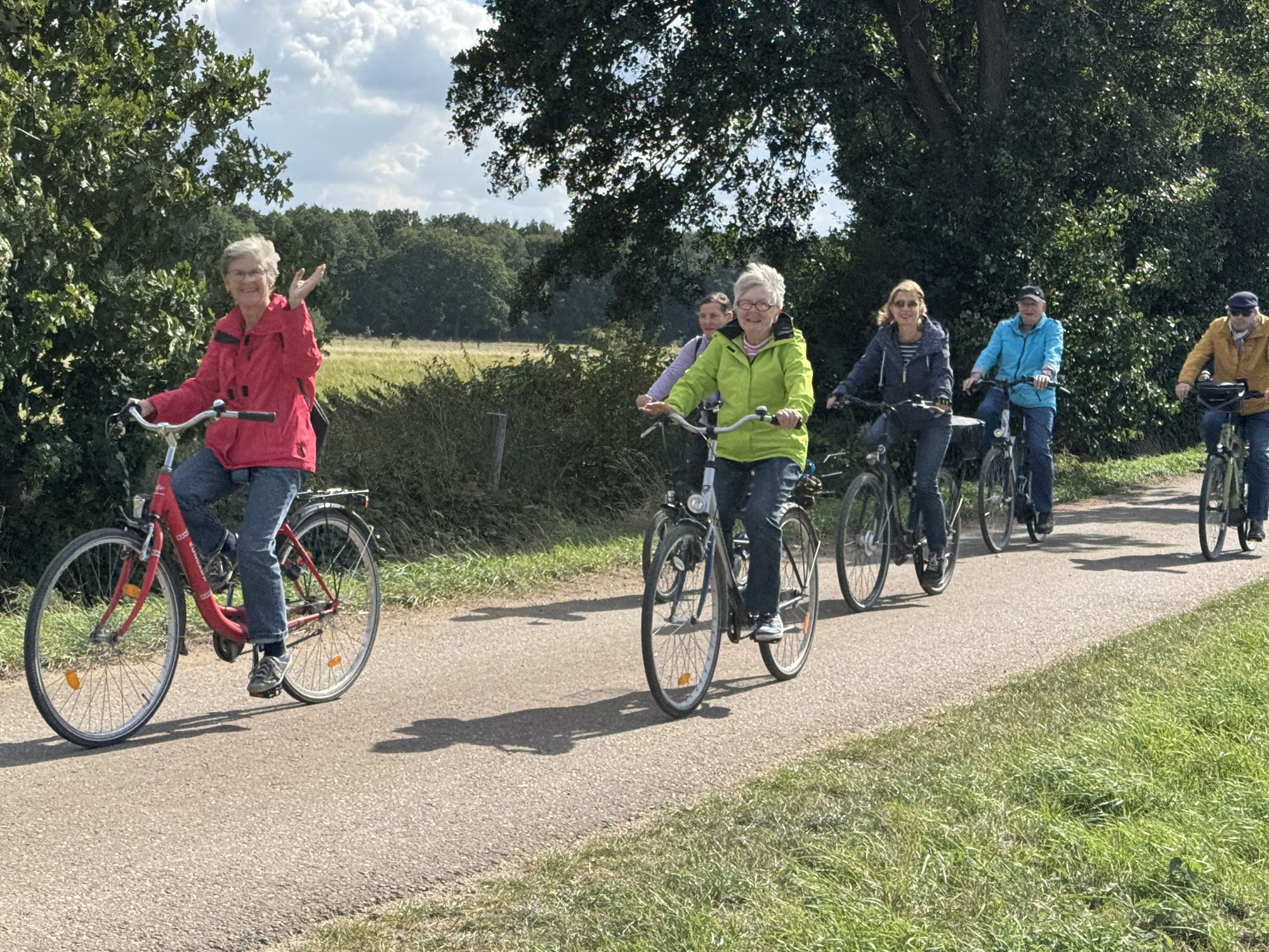 Herbstradtour bei sonnigem Herbstwetter