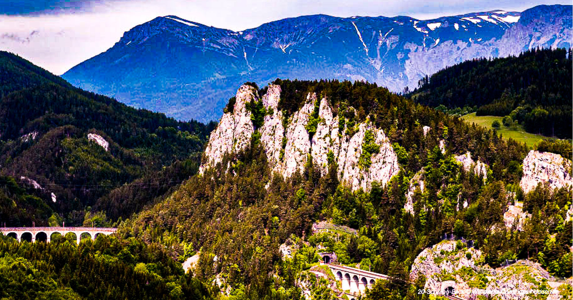 Semmering & 20 Schilling-Blick - Aussichtspunkt zum UNESCO Welterbe