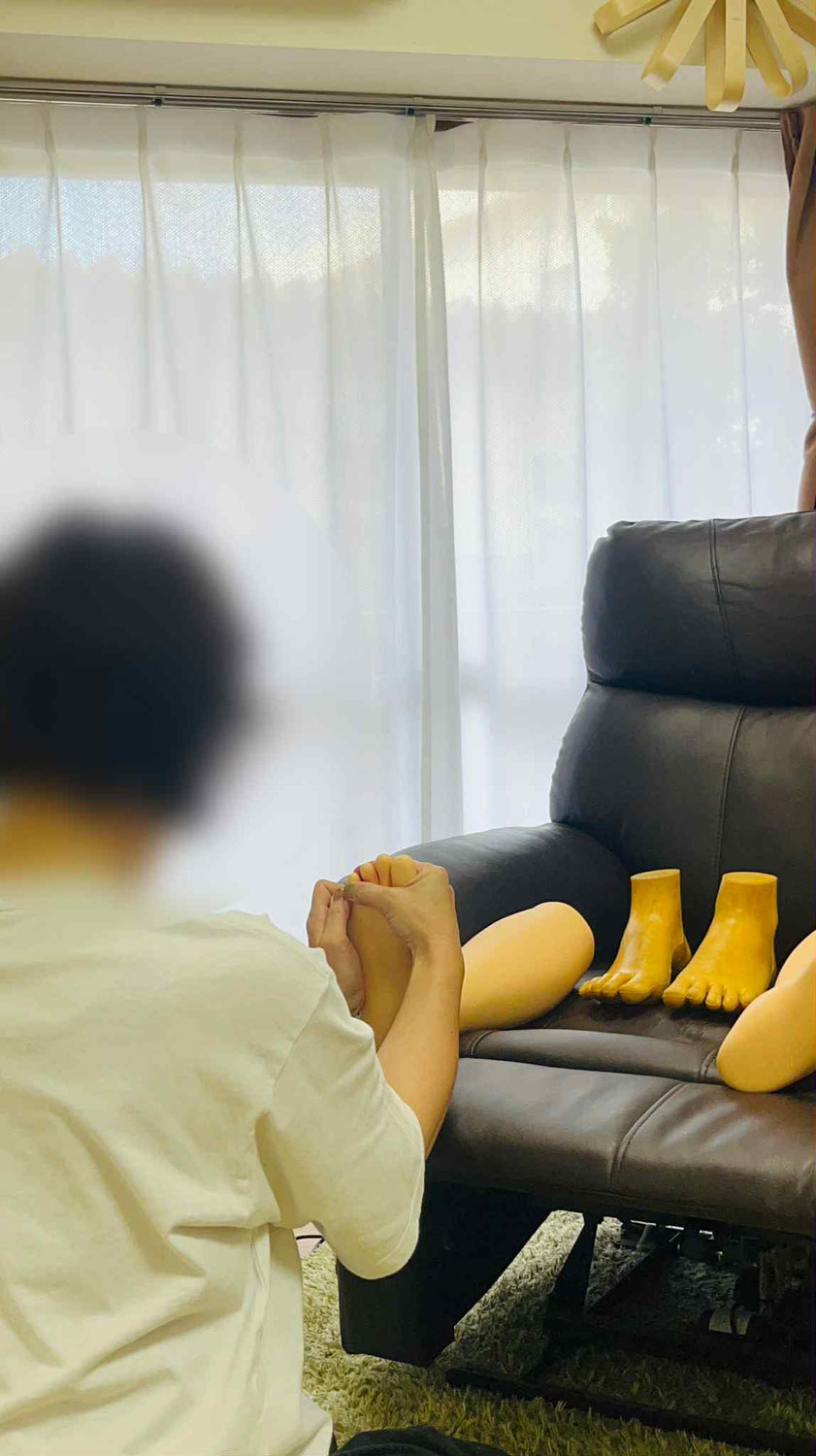 美容師さんが足の癒しを学ぶ！石川県から！