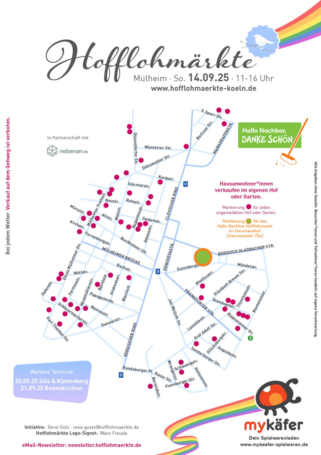 Premiere im Genovevahof: Unser erster Flohmarkt an der Kita Genovevastraße