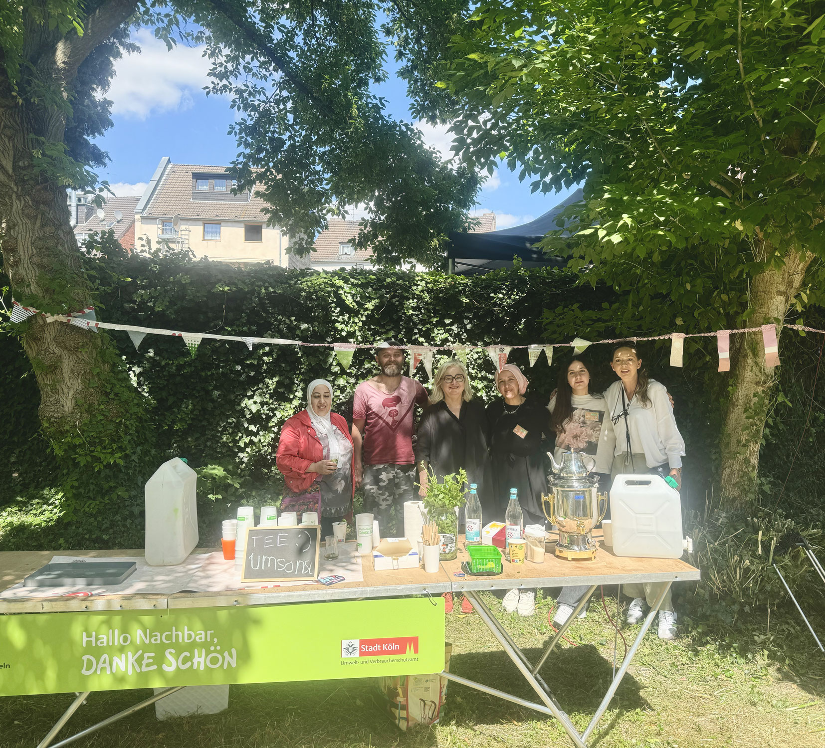 Birlikte-Chillzone mit Tee, Gesprächen und Handarbeiten