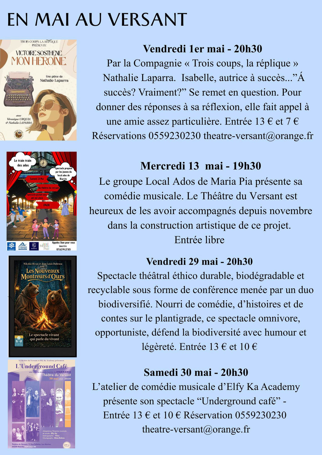 en mai au Versant