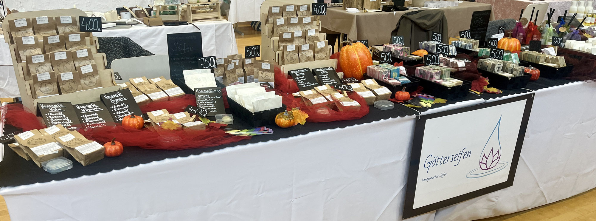 Goetterseifen beim Selfmademarkt in Brochenzell am 09.11.24