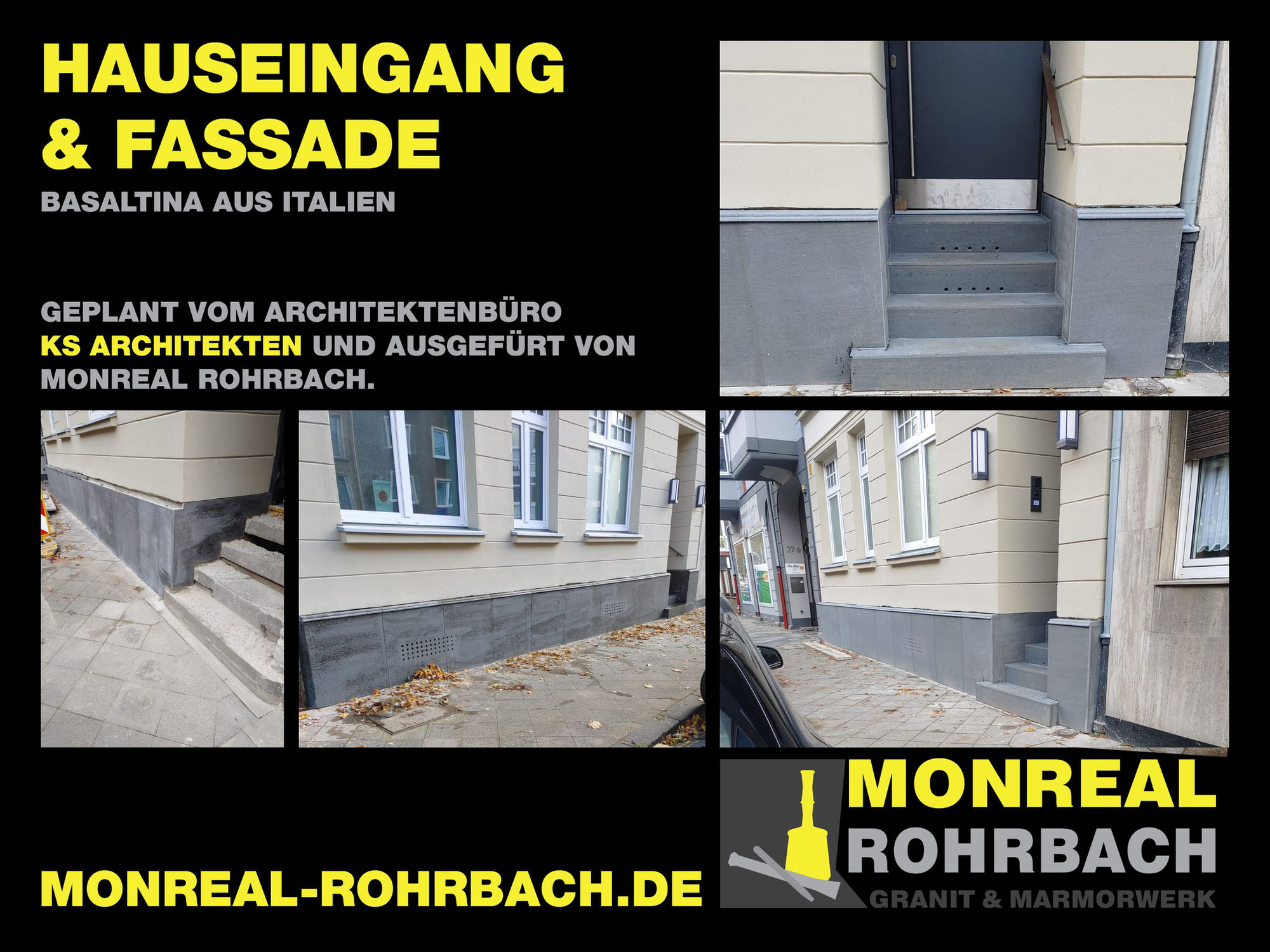Hauseingänge und Fassaden vom Handwerksmeister