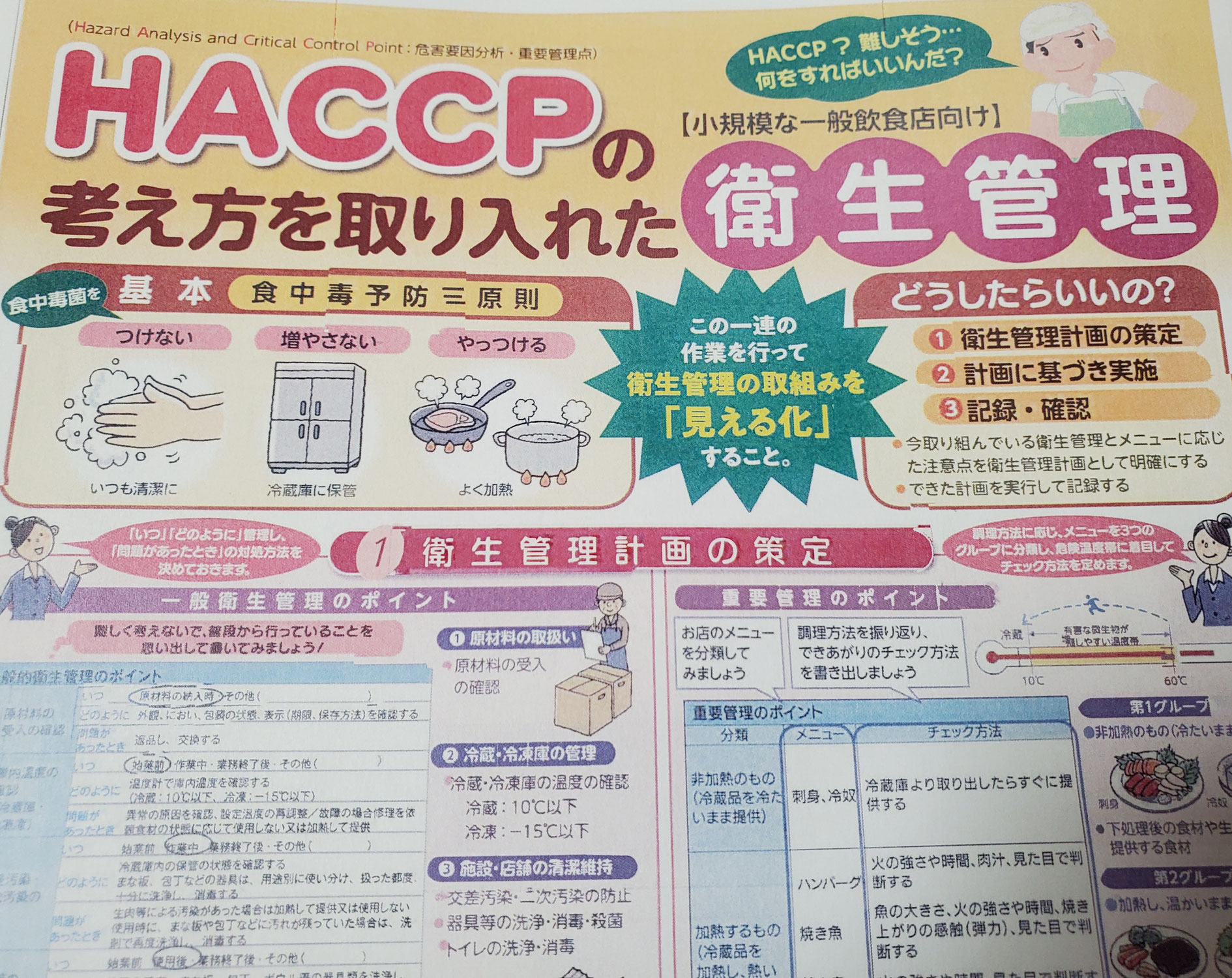 HACCP（ハサップ）”の義務化が小規模事業者にも適用