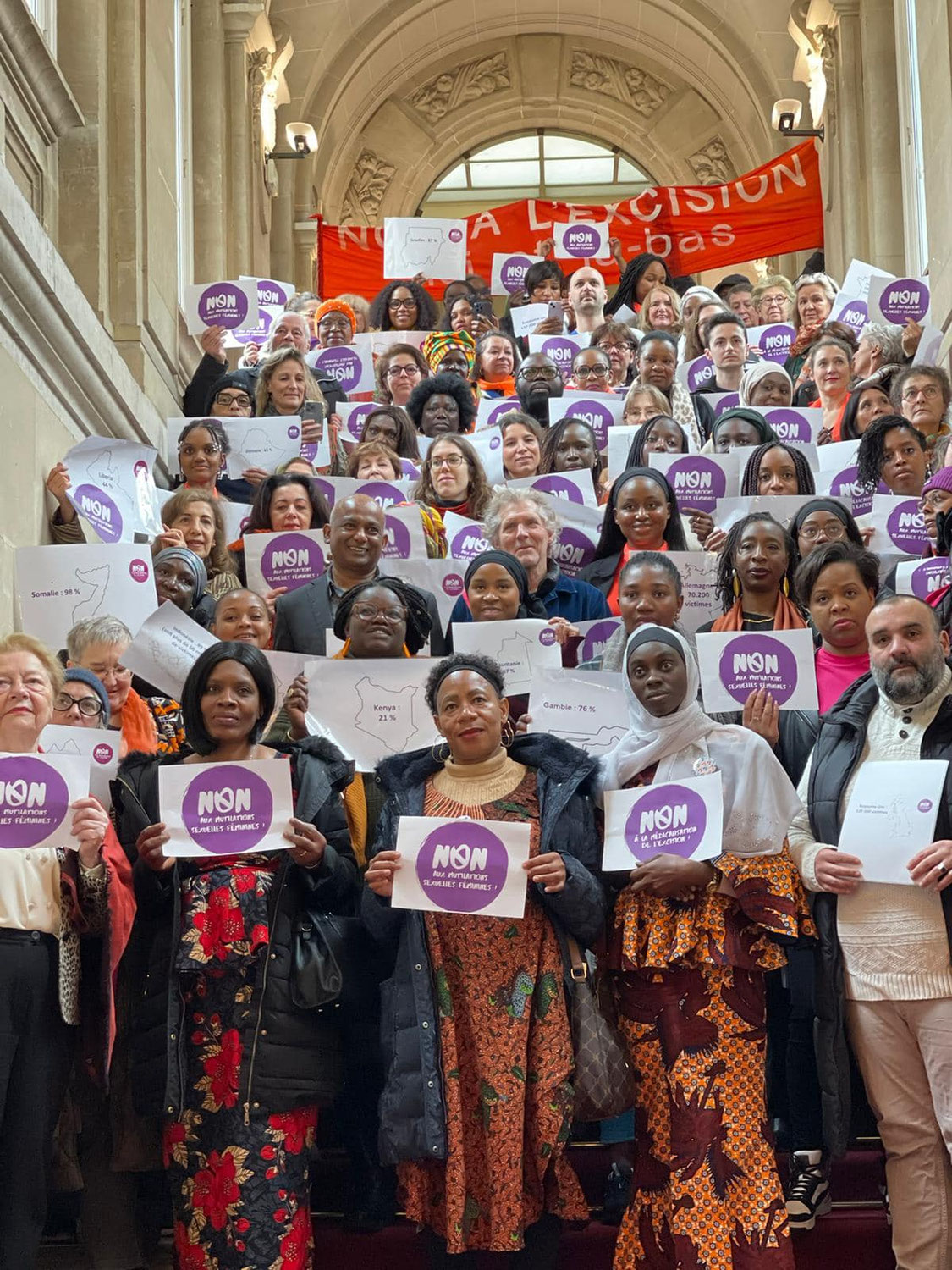 Happening 2 mars 2024 contres le mutilations sexuelles féminines et leur médicalisation