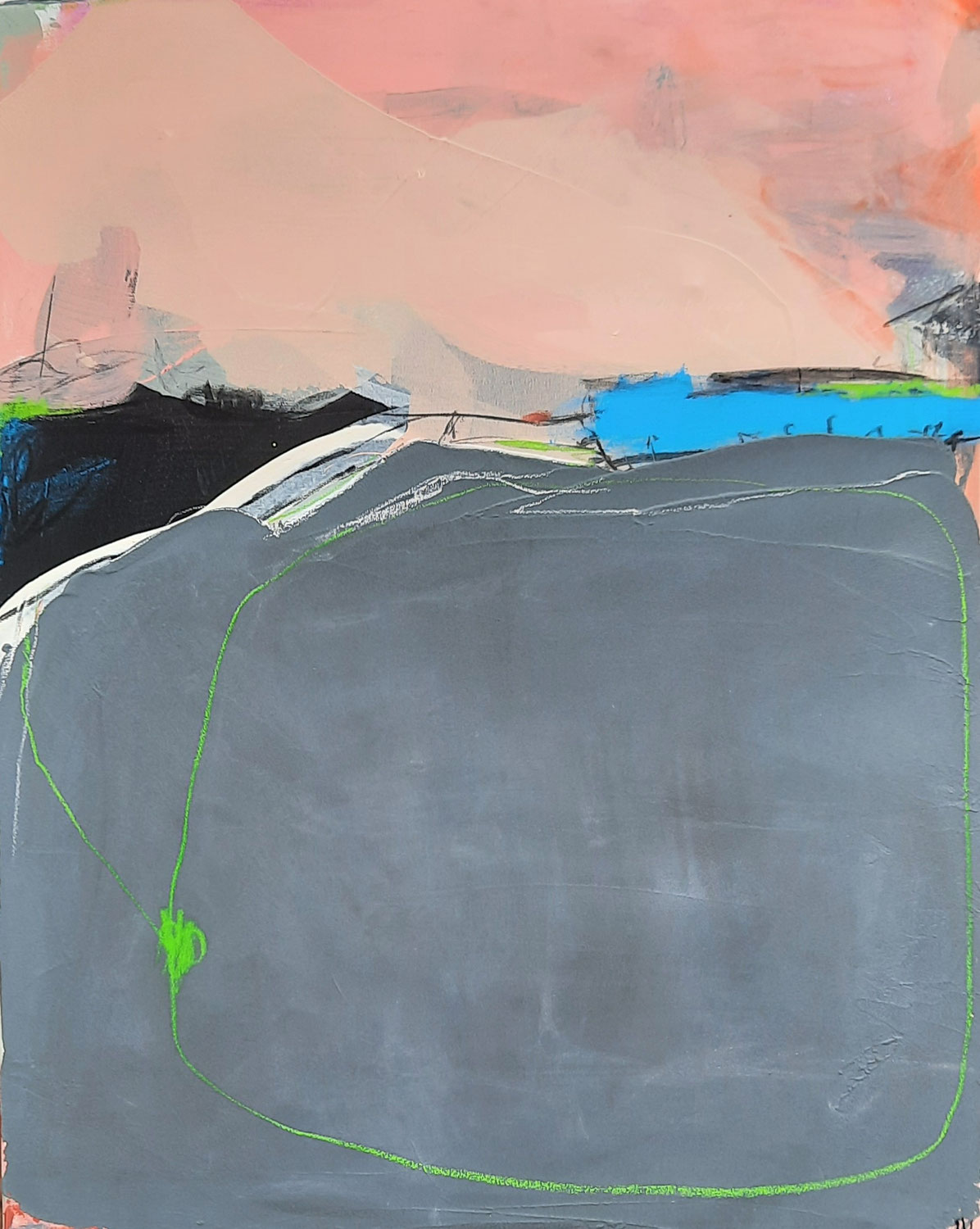 abstraktes Bild 100 x 80 cm