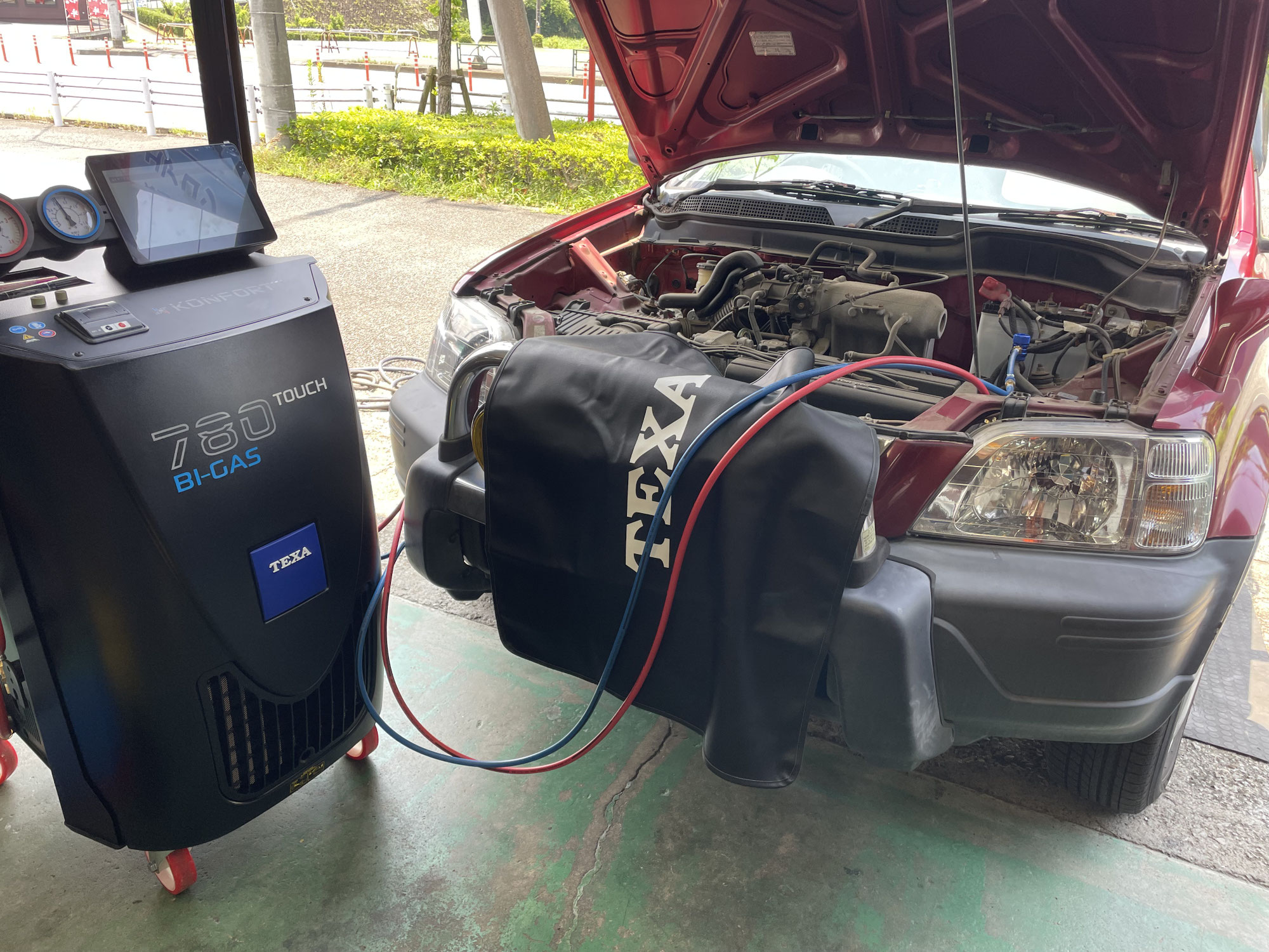 相模原市中央区　ホンダCRV　エアコンリフレッシュ