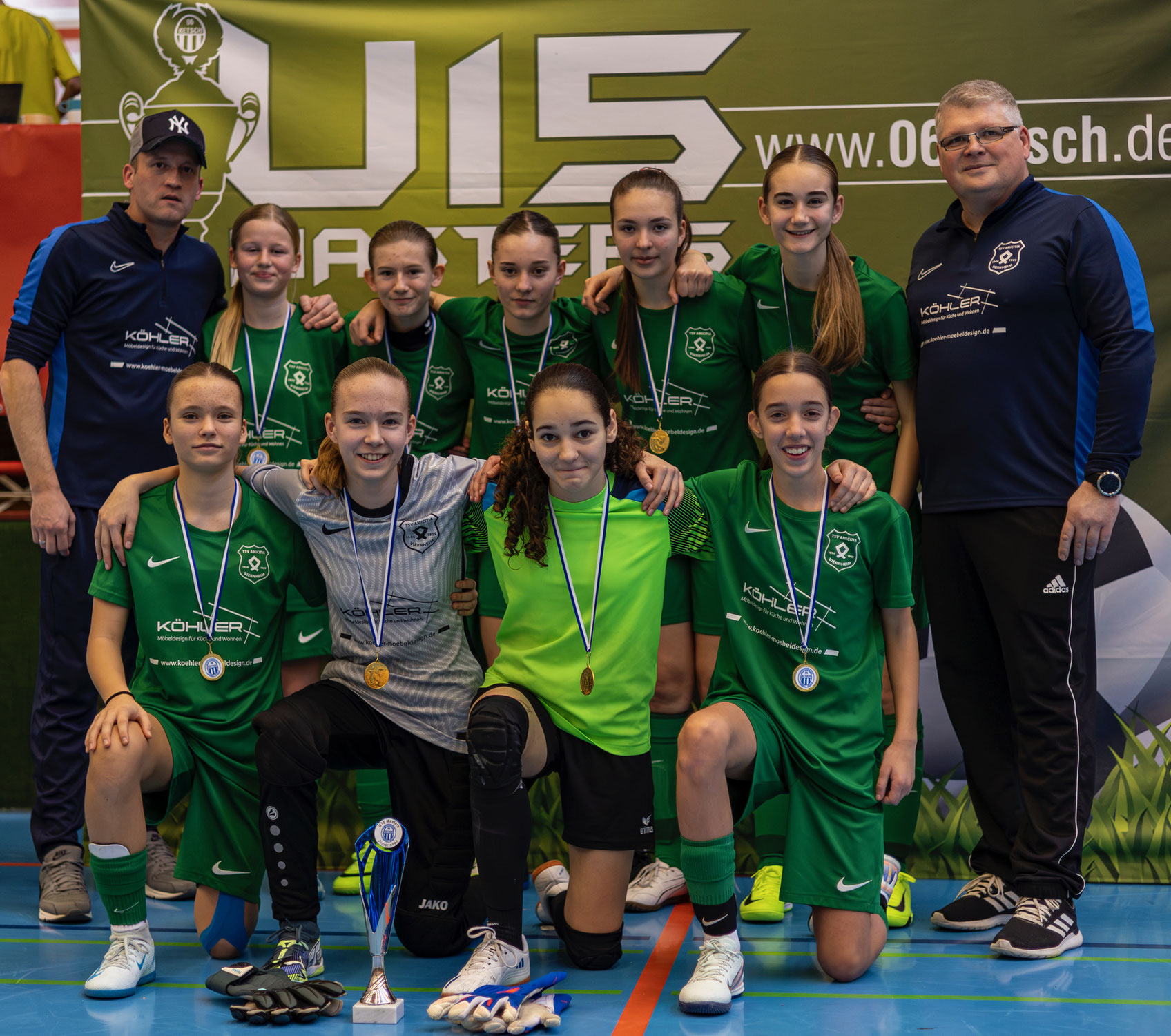 U15-Masters der Juniorinnen in Ketsch