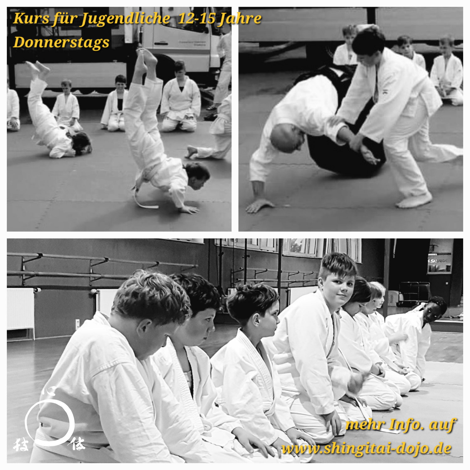 Neuer Kurs Aikido für Jugendliche 12 - 15 Jahre