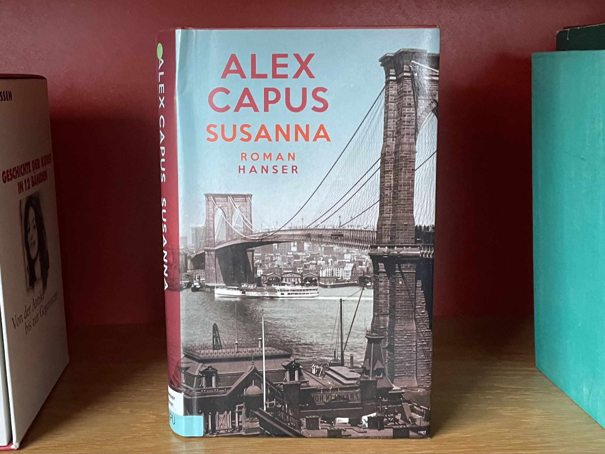 Alex Capus: Susanna (Carl Hanser Verlag, 2022)