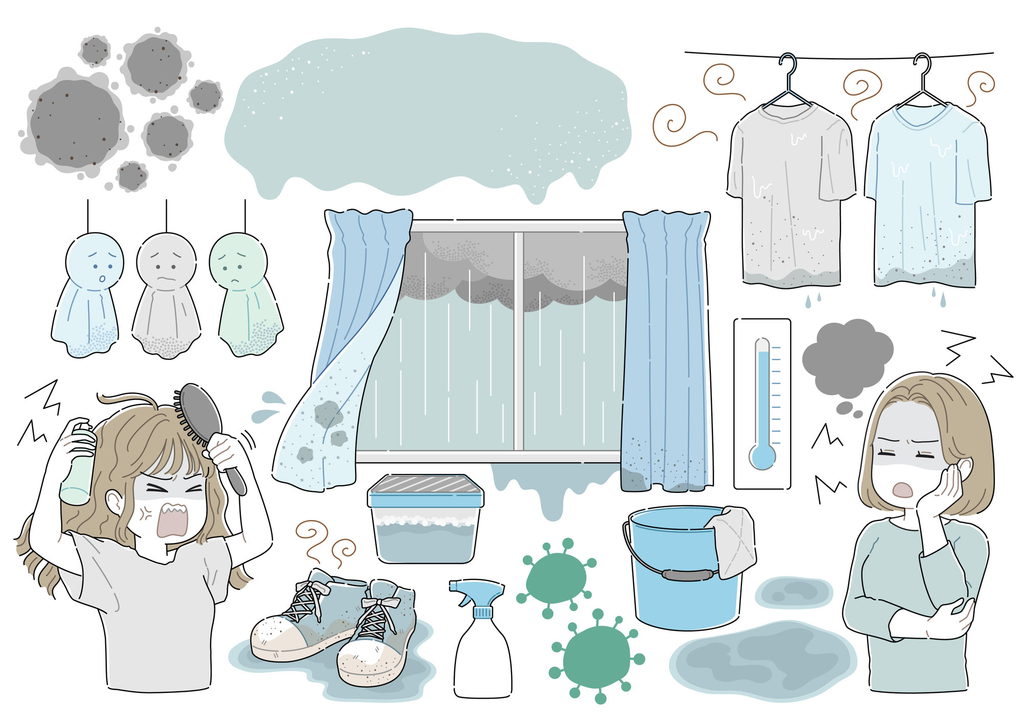 梅雨の時期、家の中がなんとなく暗いと感じたら