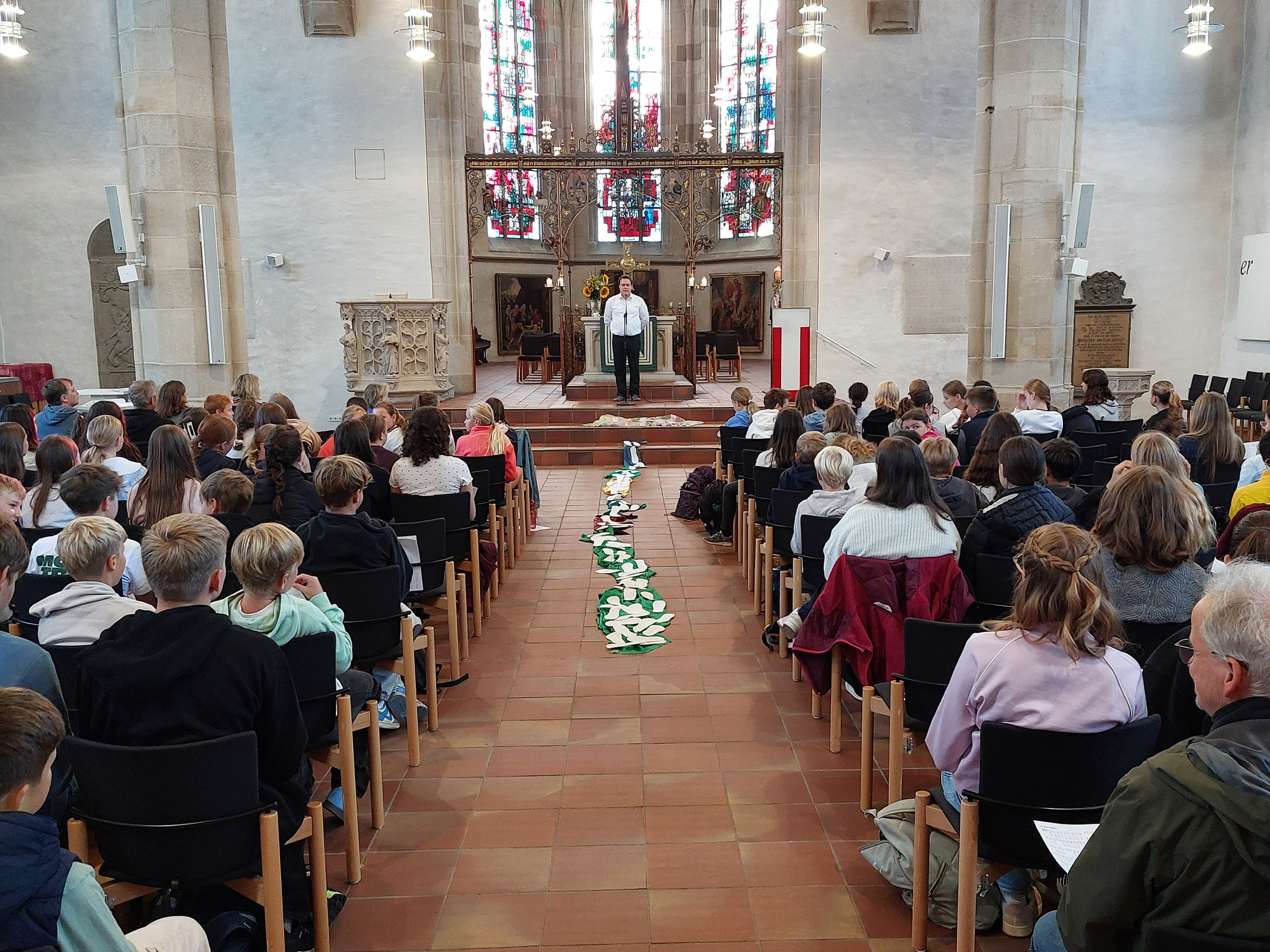 Unser Schulgottesdienst zum Neustart in der Stadtkirche St. Laurentius