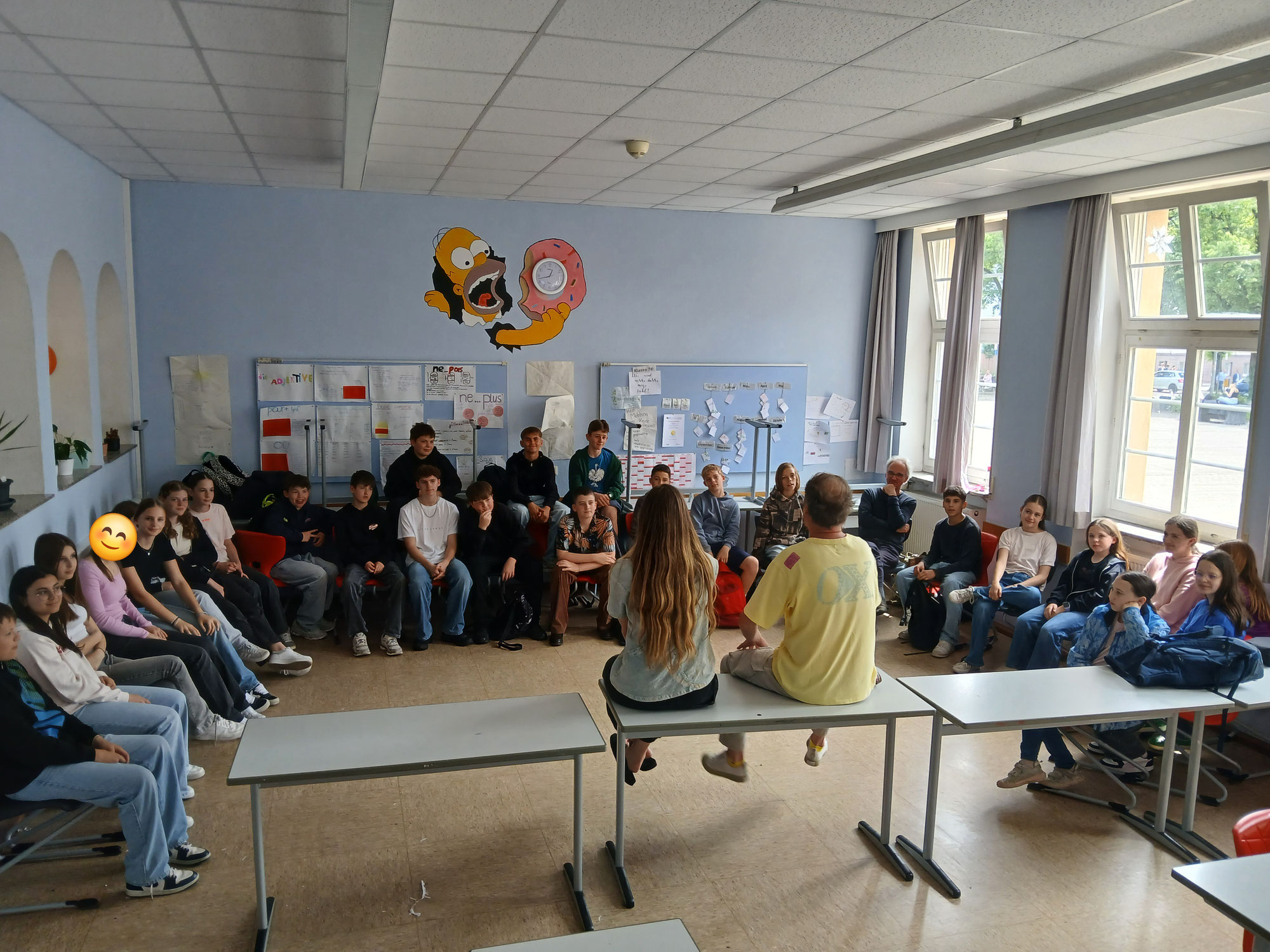 Besuch der Wilden Bühne in Klasse 7: Was wäre, wenn...