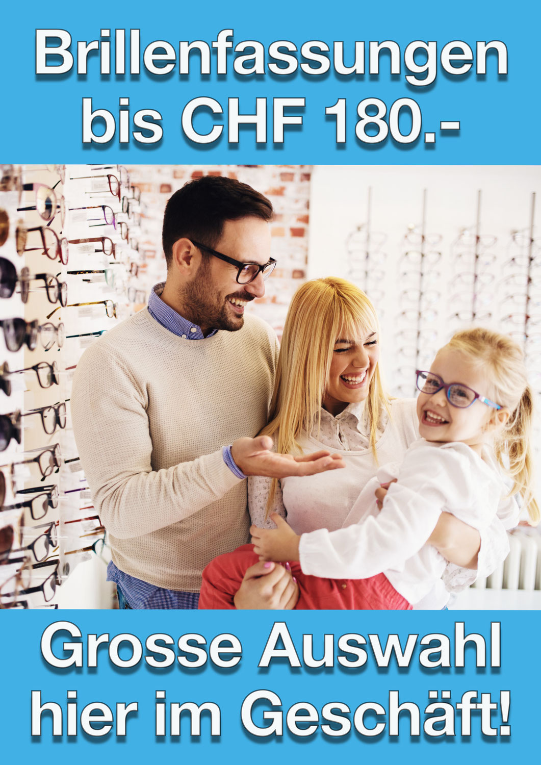 Grosse Brillenauswahl