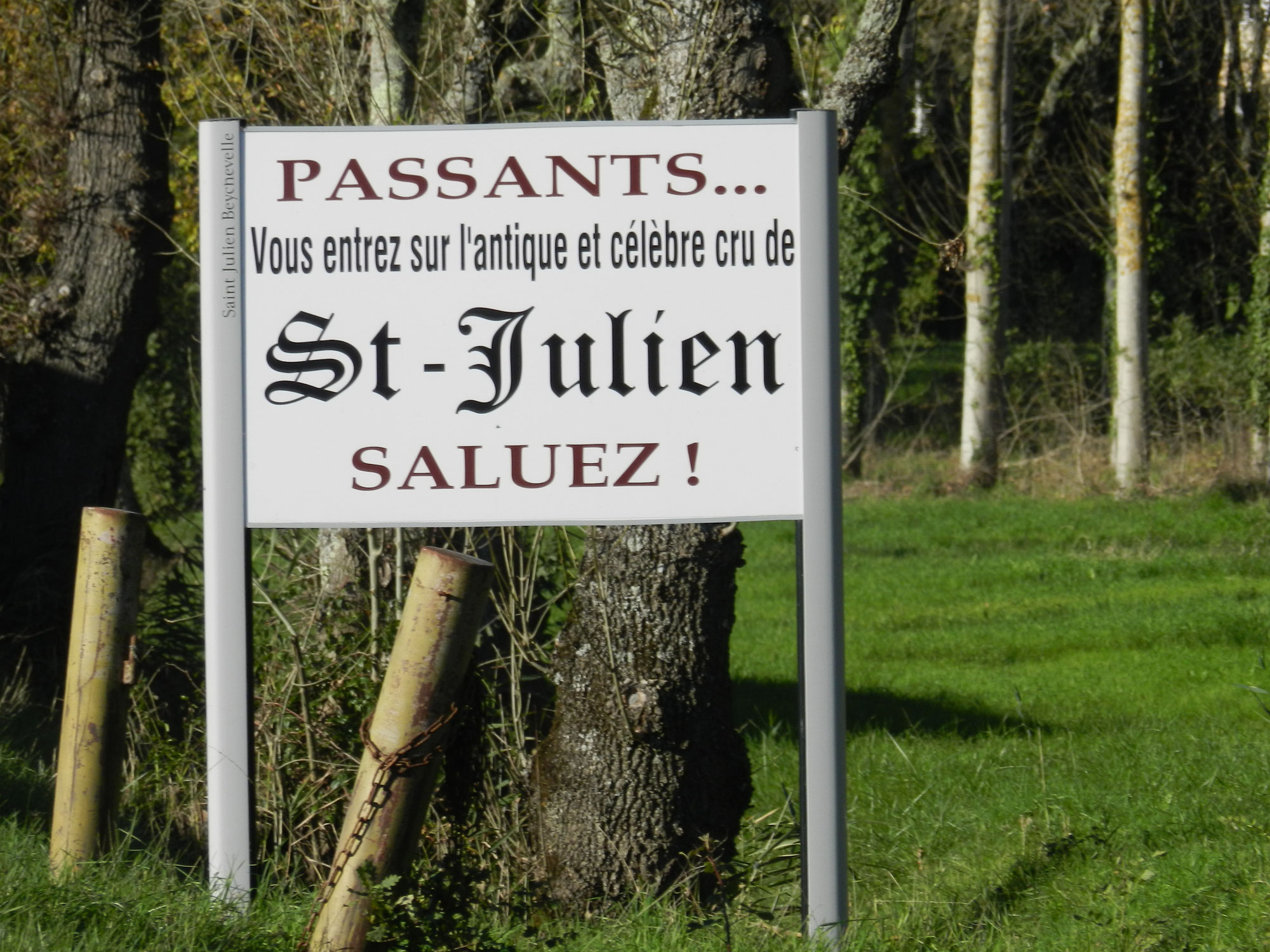 Bienvenue SaintJulien Beychevelle Site Officiel