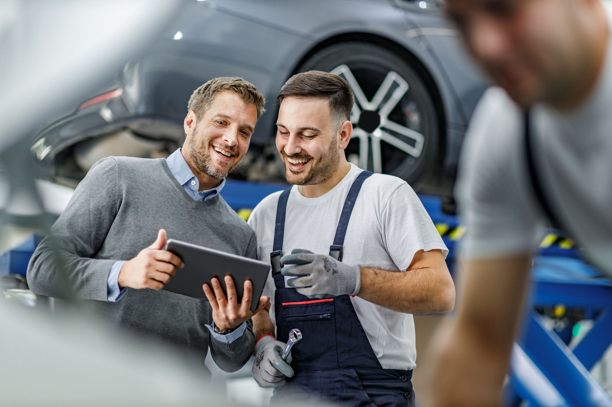 Der Garagist in der heutigen modernen Auftragsabwicklung