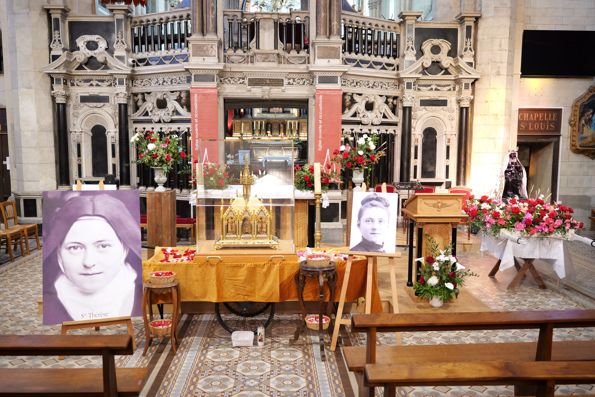 Accueil des Reliques de Sainte-Thérèse