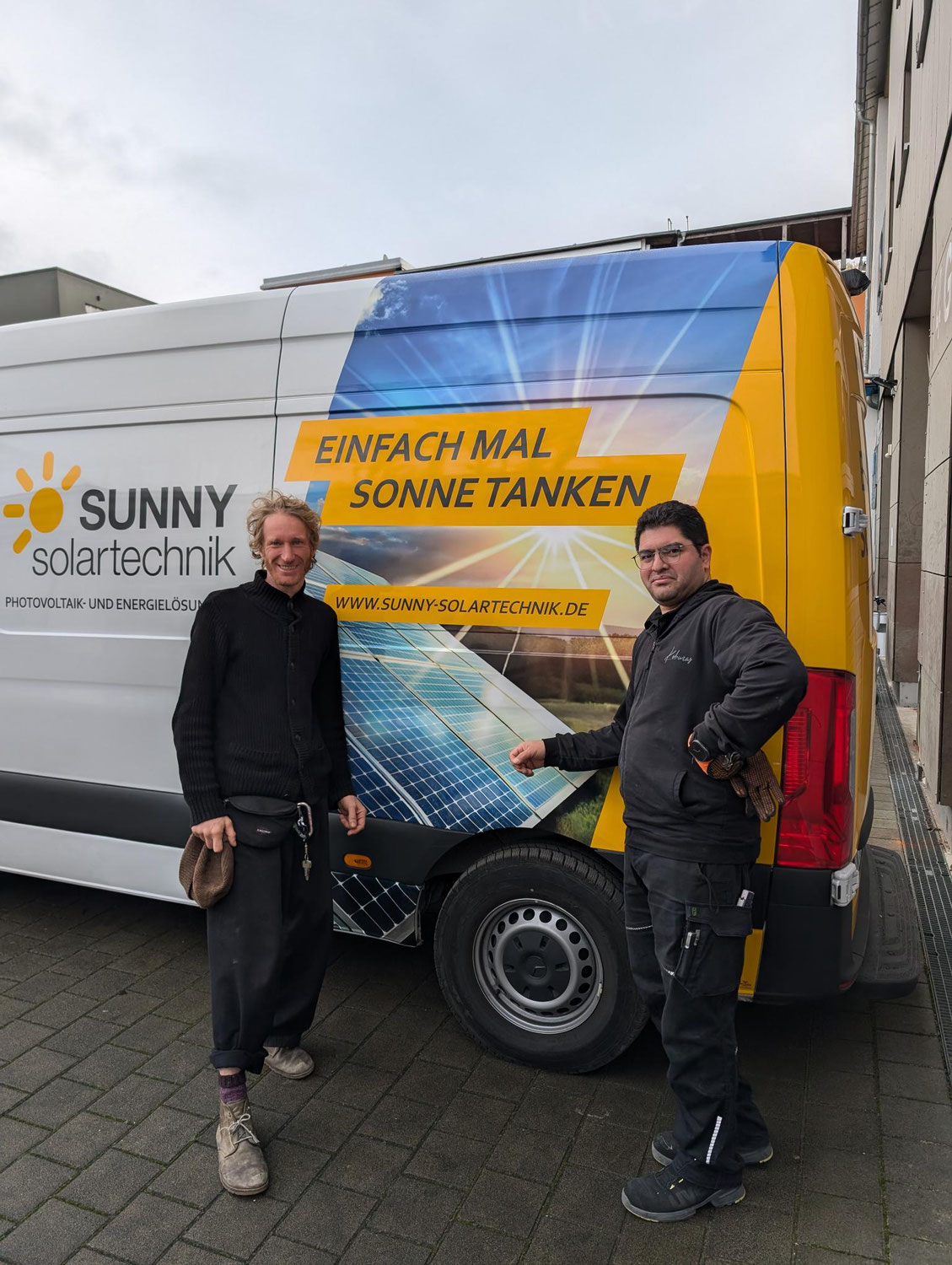 Unsere Flotte wird erweitert - Der neue eSprinter fürs Elektroteam