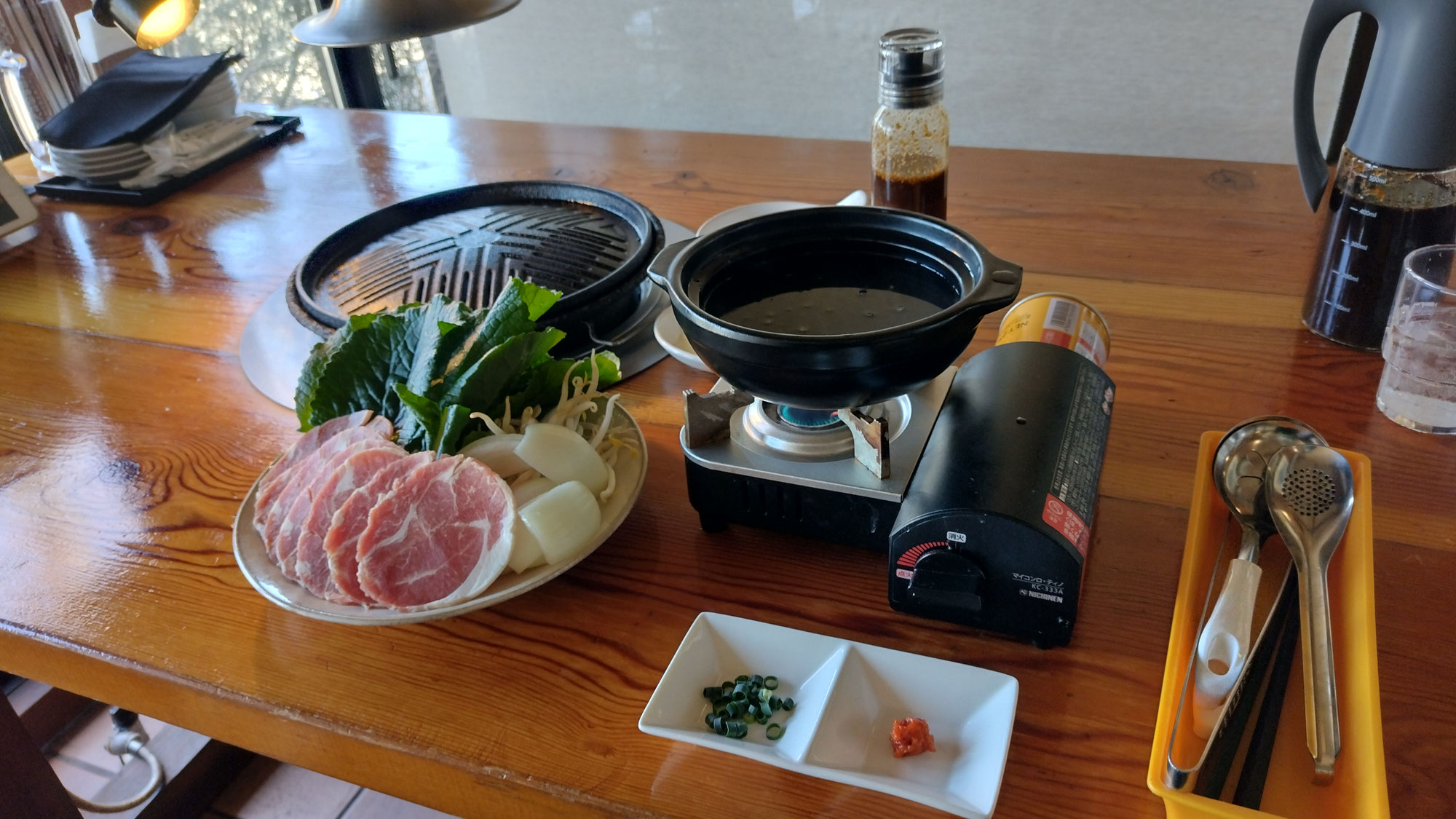 「ラムしゃぶ」を食べました。