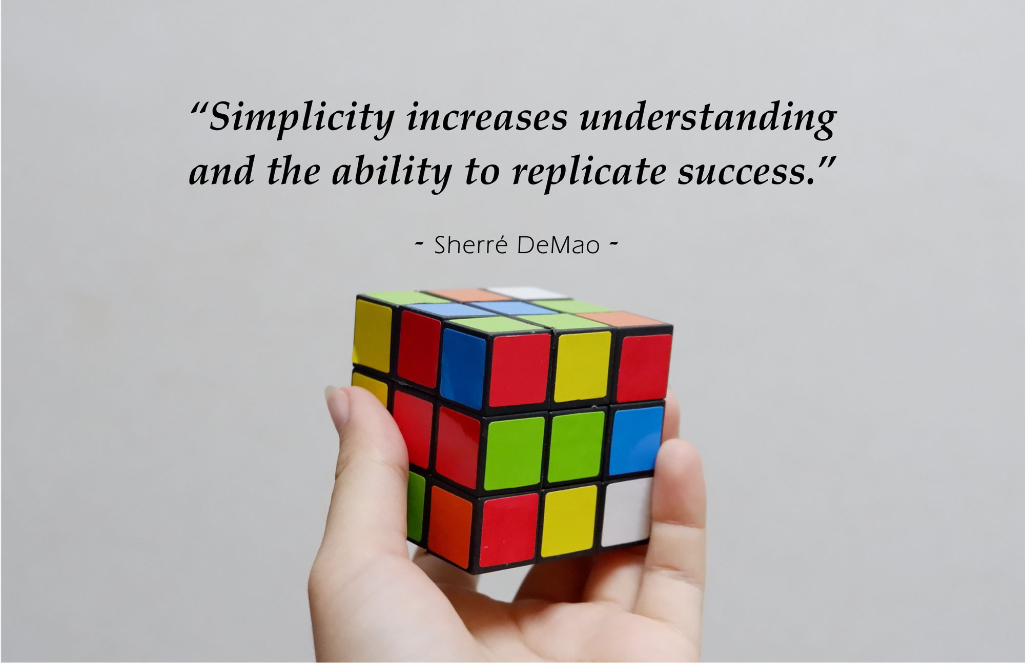 Could simplification be the key?