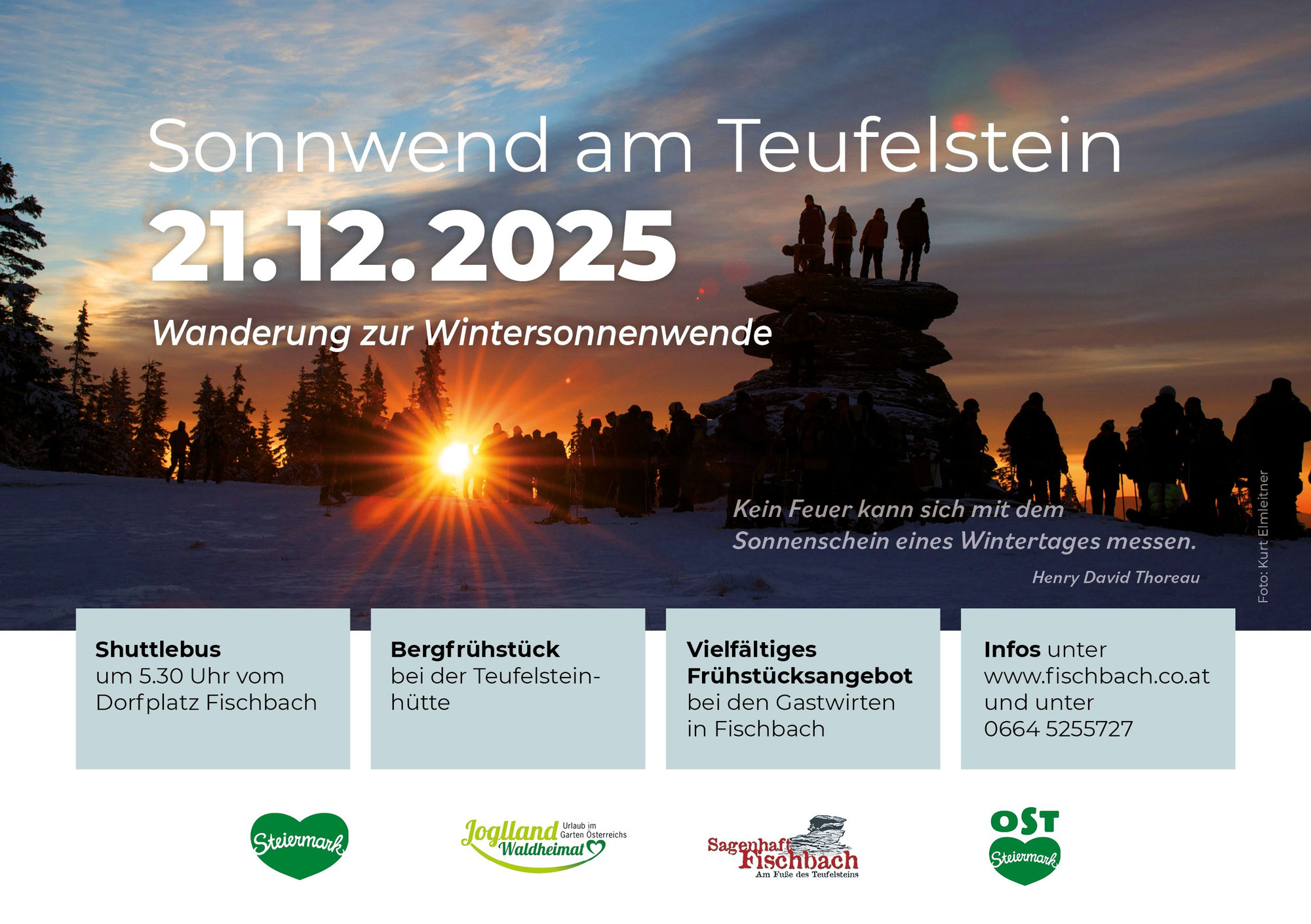 Deftiges "Sonnwend-Frühstück" am Sonntag, den 21. Dezember