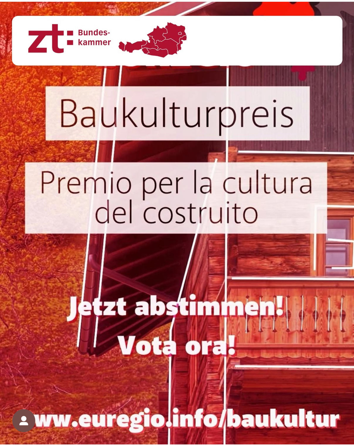 Nominierung Publikumspreis Euregio Baukulturpreis
