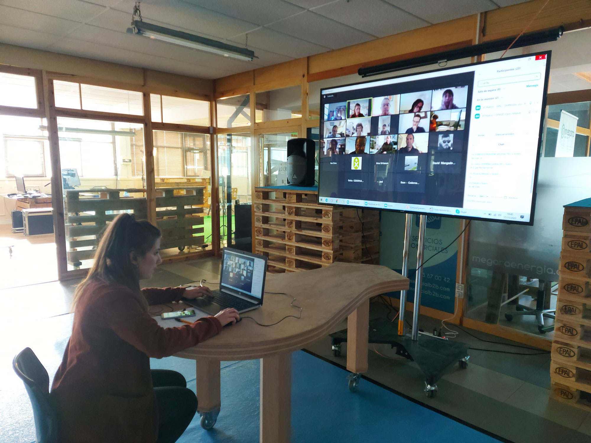 Primera reunión de presentación del proyecto de emprendimiento "Comunal" para la Comarca de Sangüesa