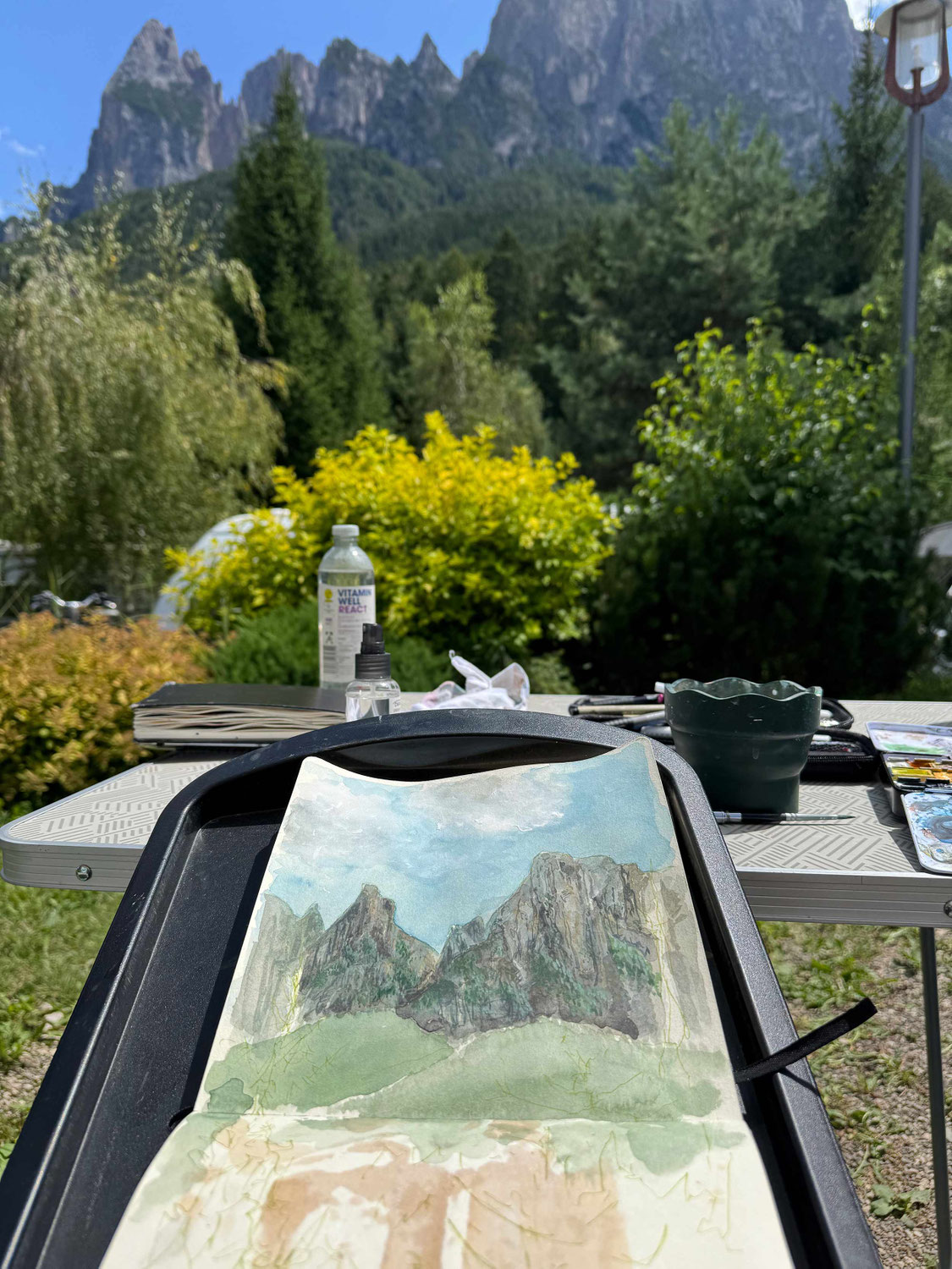 Zeichnen unter freiem Himmel – Skizzenbuchmomente