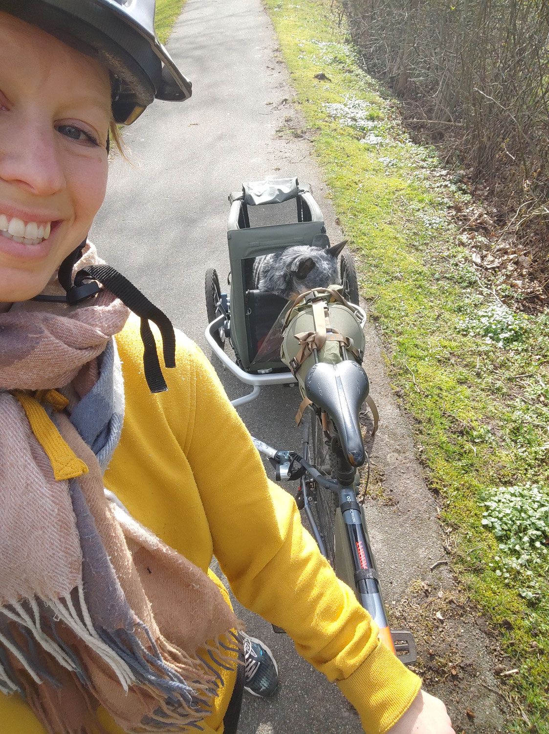 Bikepacking the first 10 km trial run
