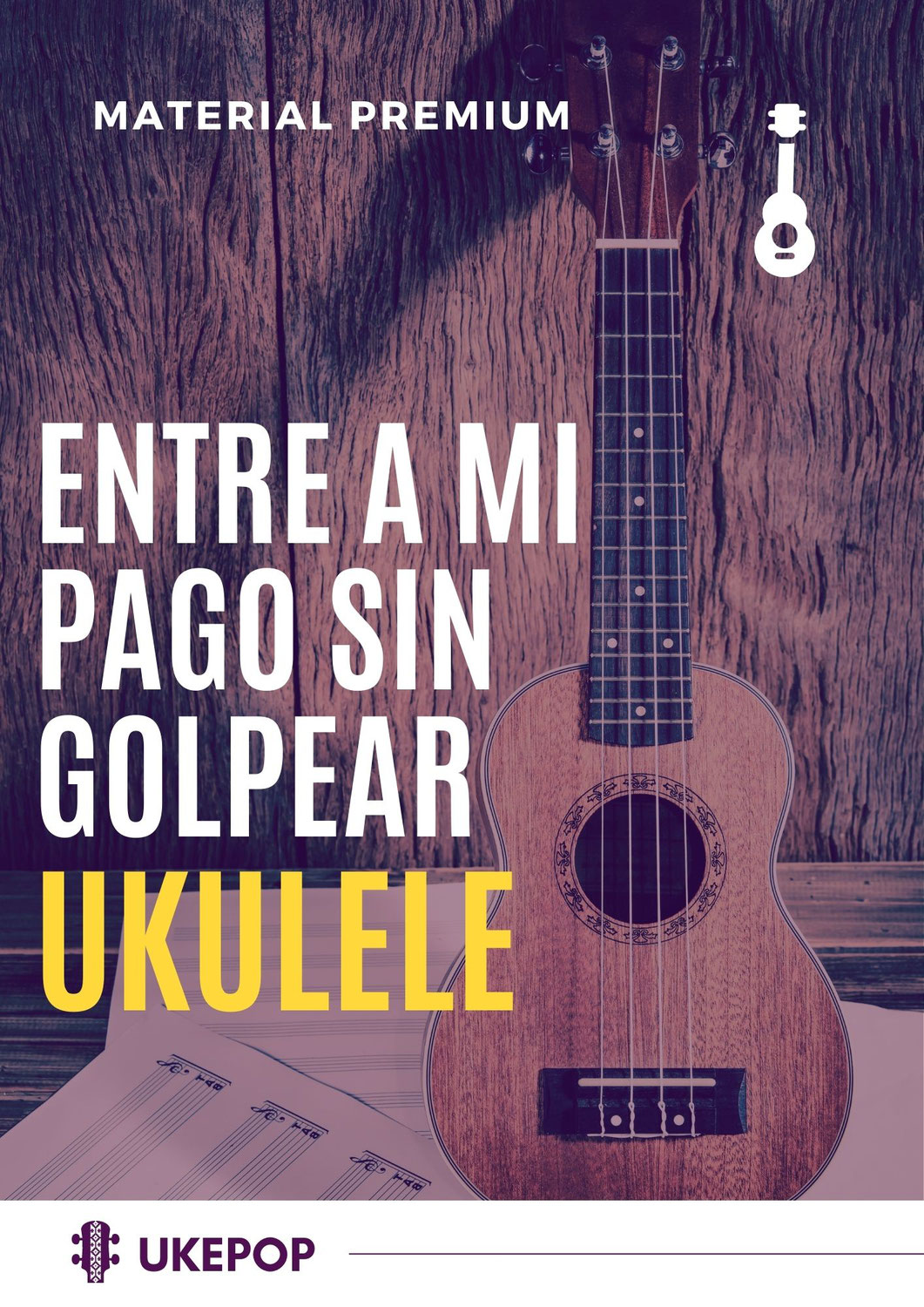 Entre a mi pago sin golpear (Chacarera)| Ukulele Cover Acordes - TAB