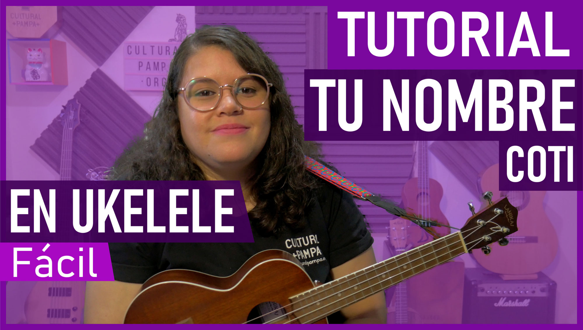 Como tocar Tu Nombre (Coti) en el Ukelele Facil y paso a paso