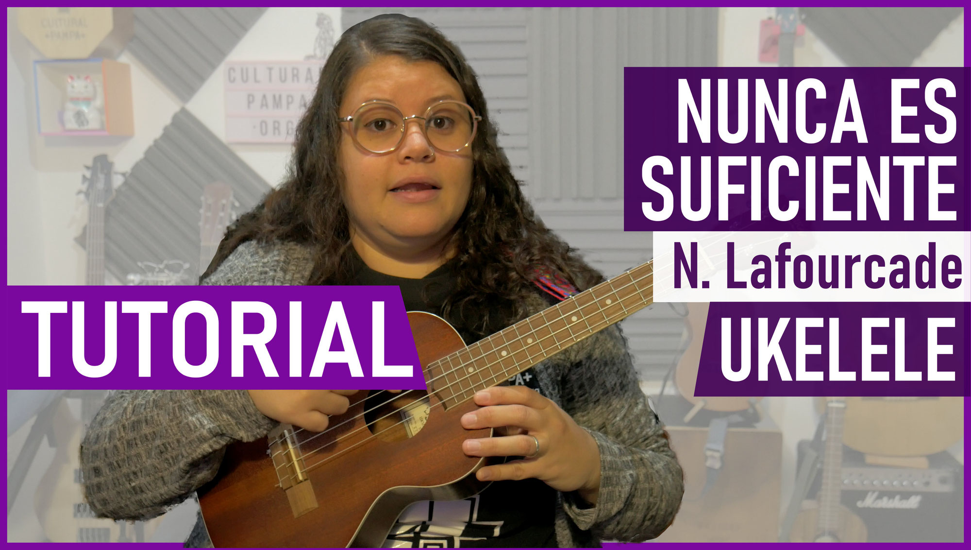 Como tocar Nunca es Suficiente (Natalia Lafourcade) en el Ukelele Facil y paso a paso