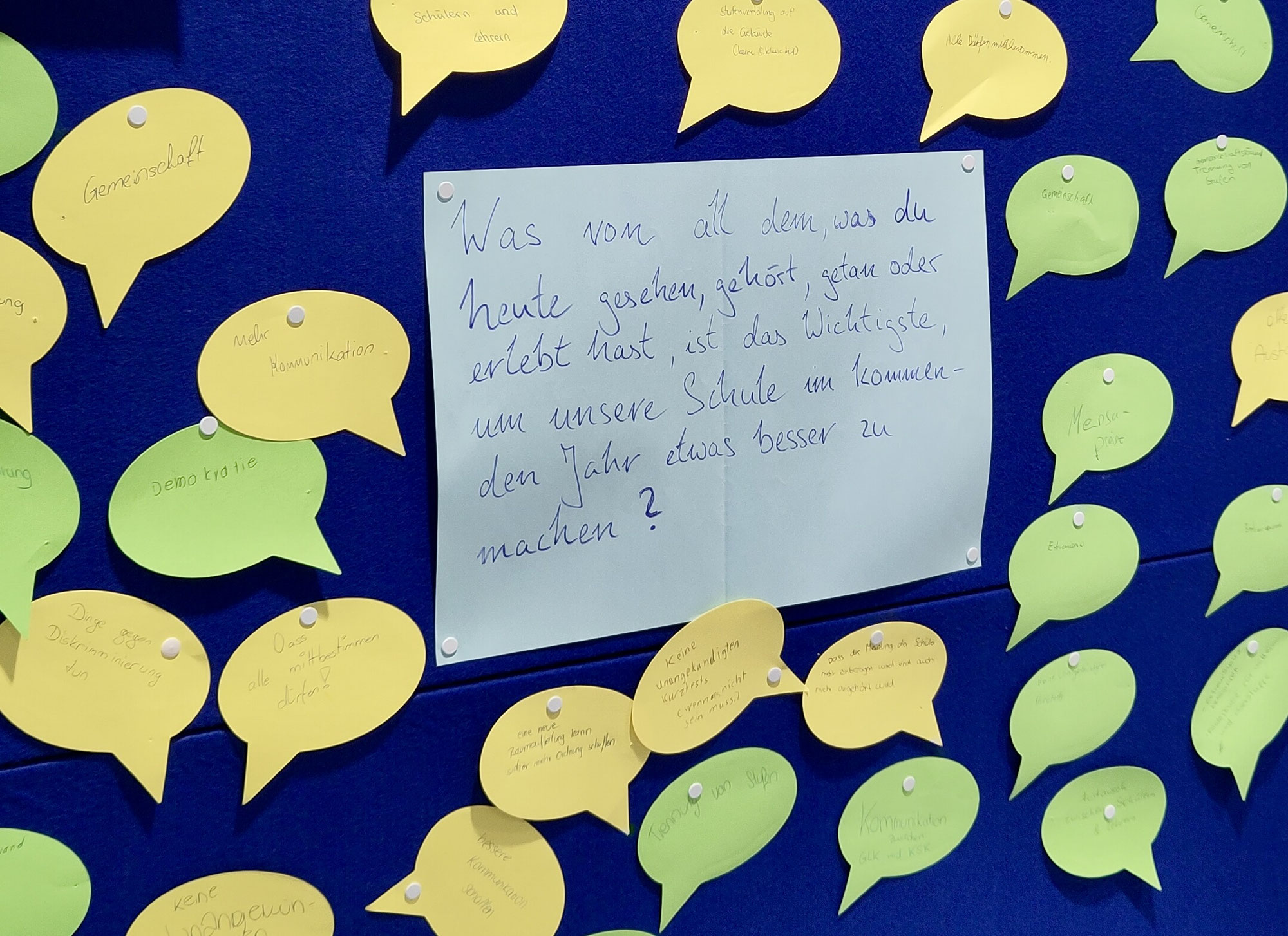 Demokratiewerkstatt am 10. November