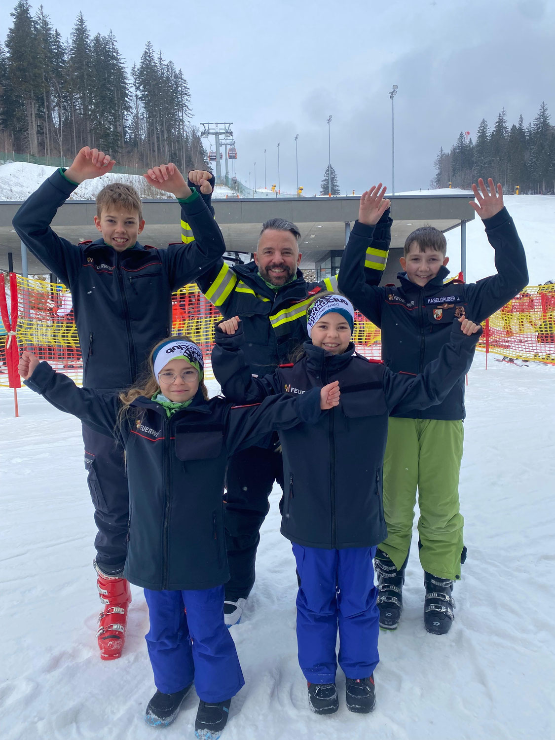 Sieger beim Skirennen